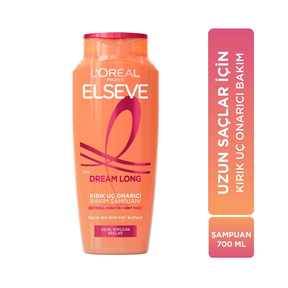 Loreal Paris Elseve Dream Long Kırık Uç Onarıcı Bakım Şampuanı 700 ml - Gratis