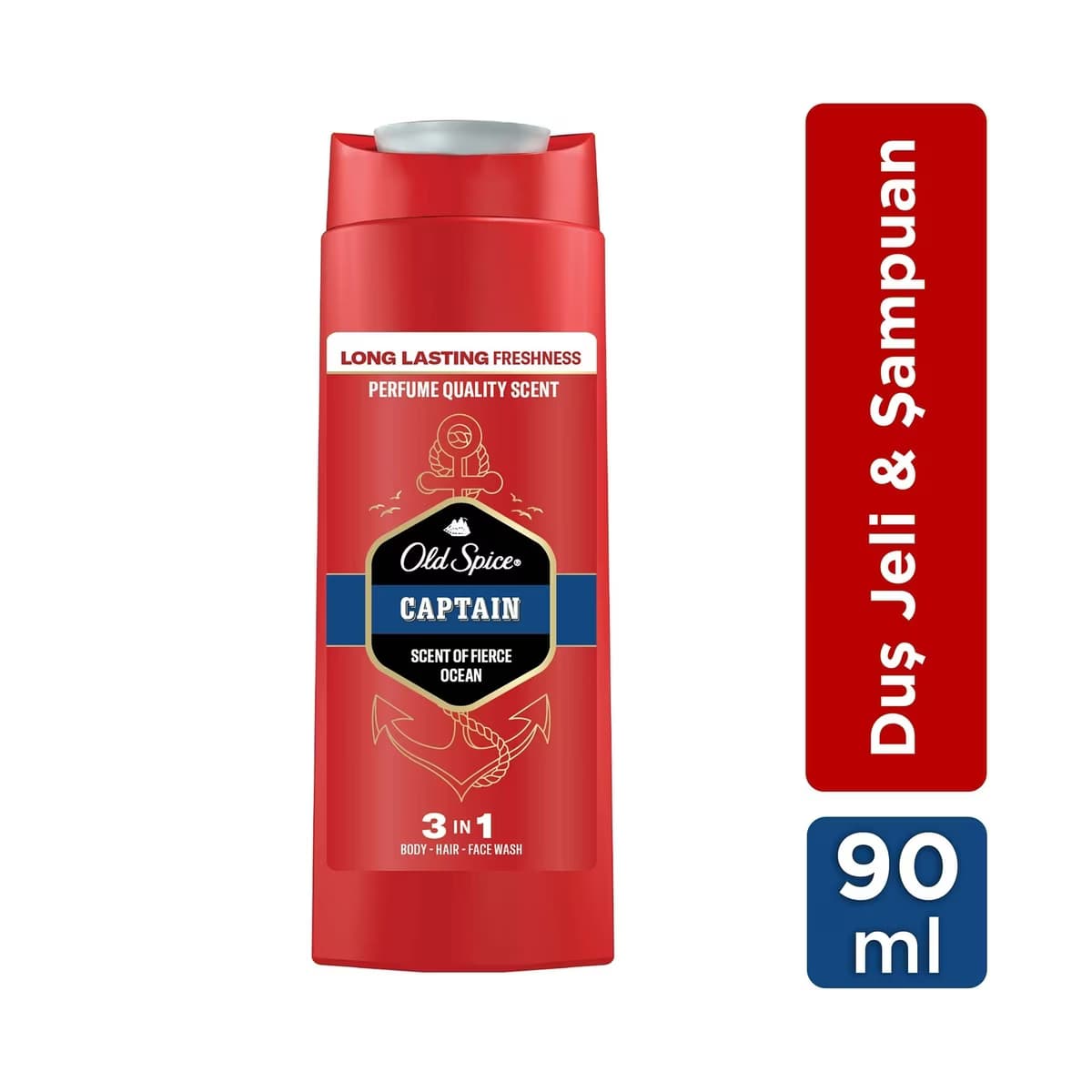 Old Spice Captain 3’ü 1 Arada Duş Jeli 90 ml - Gratis