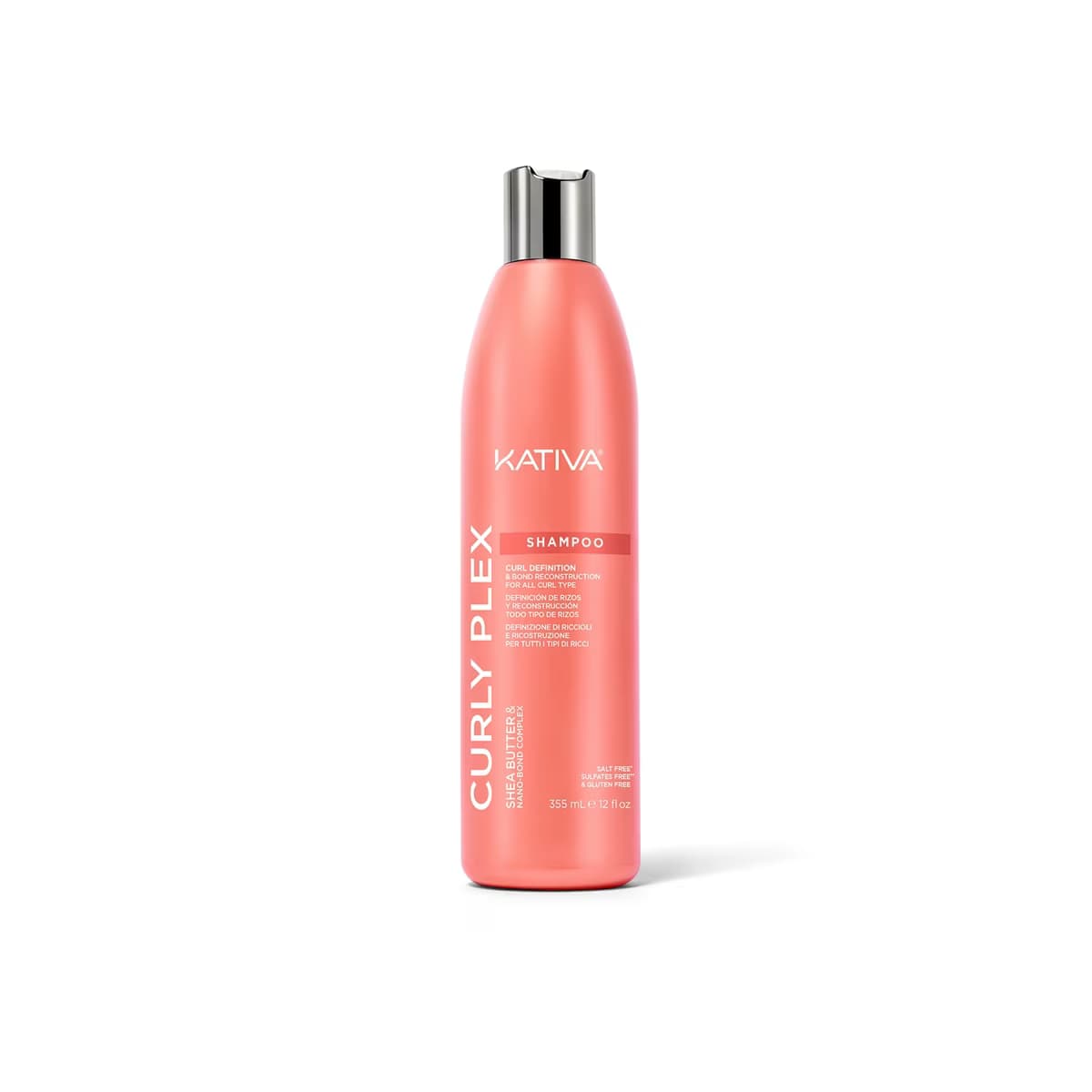 Kativa Curly Plex Bukle Belirginleştirici & Bağ Onarıcı Şampuan 355 ml - Gratis