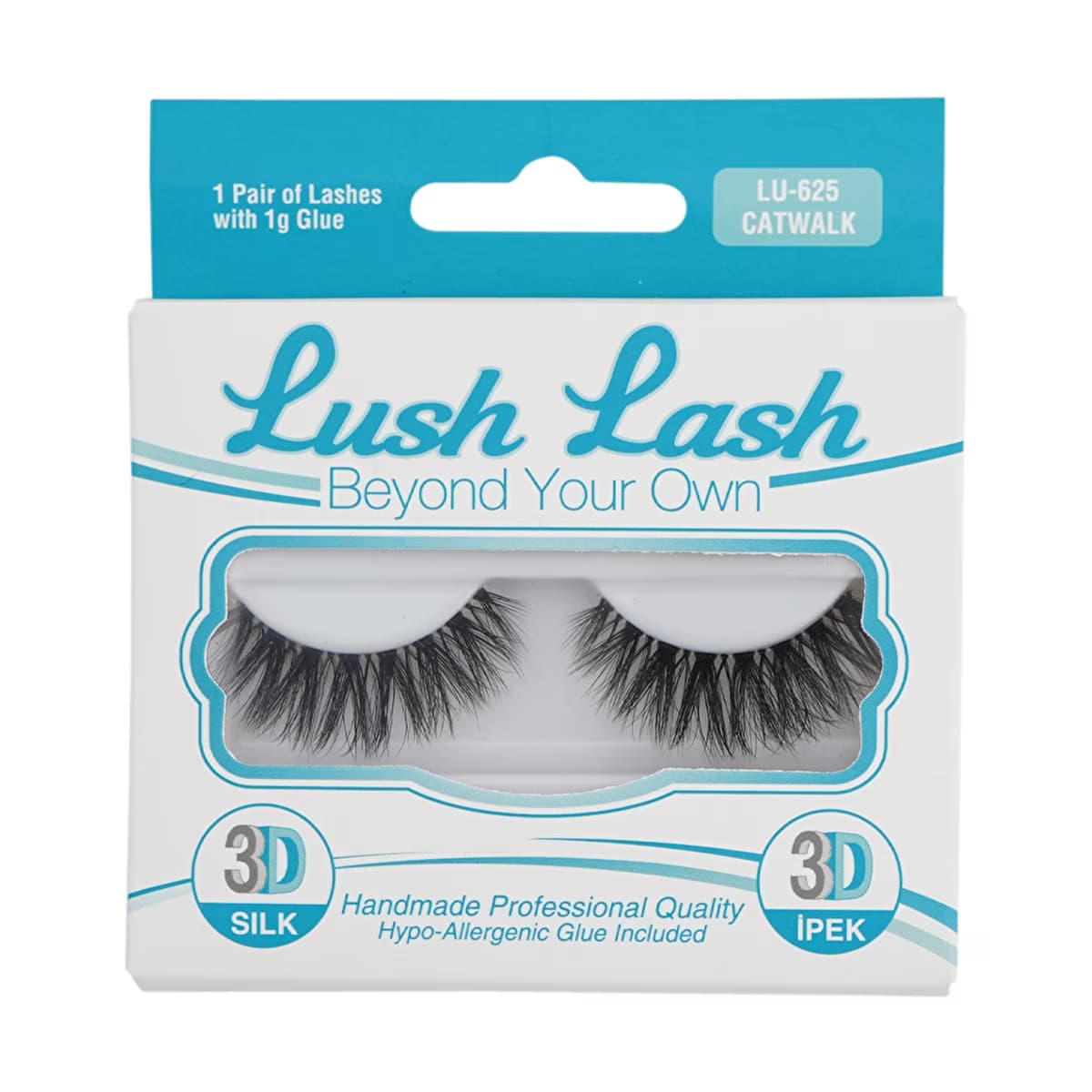 Lush Lash 3D İpek Takma Kirpik Catwalk LU-625 - Gratis