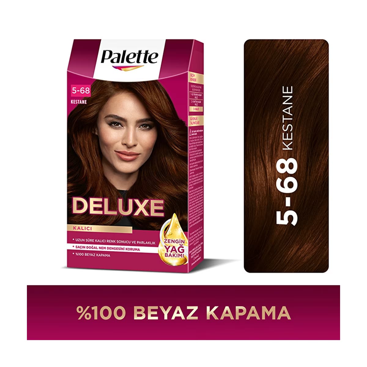 Palette Deluxe Saç Boyası 5-68 Kestane - Gratis