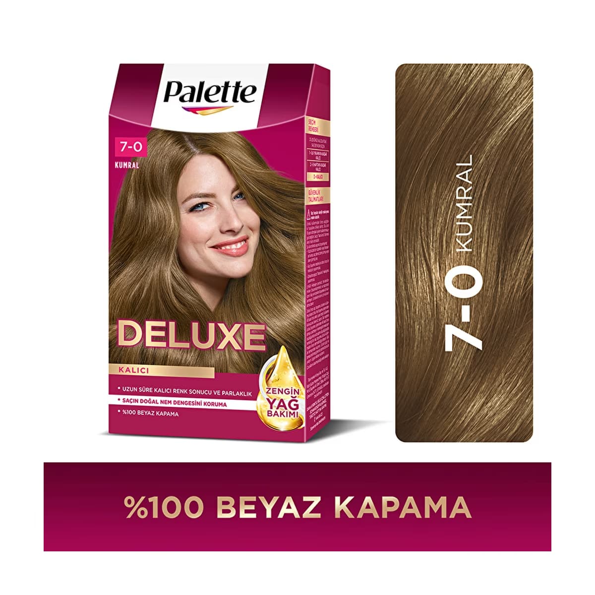 Palette Deluxe Saç Boyası 7-0 Kumral - Gratis