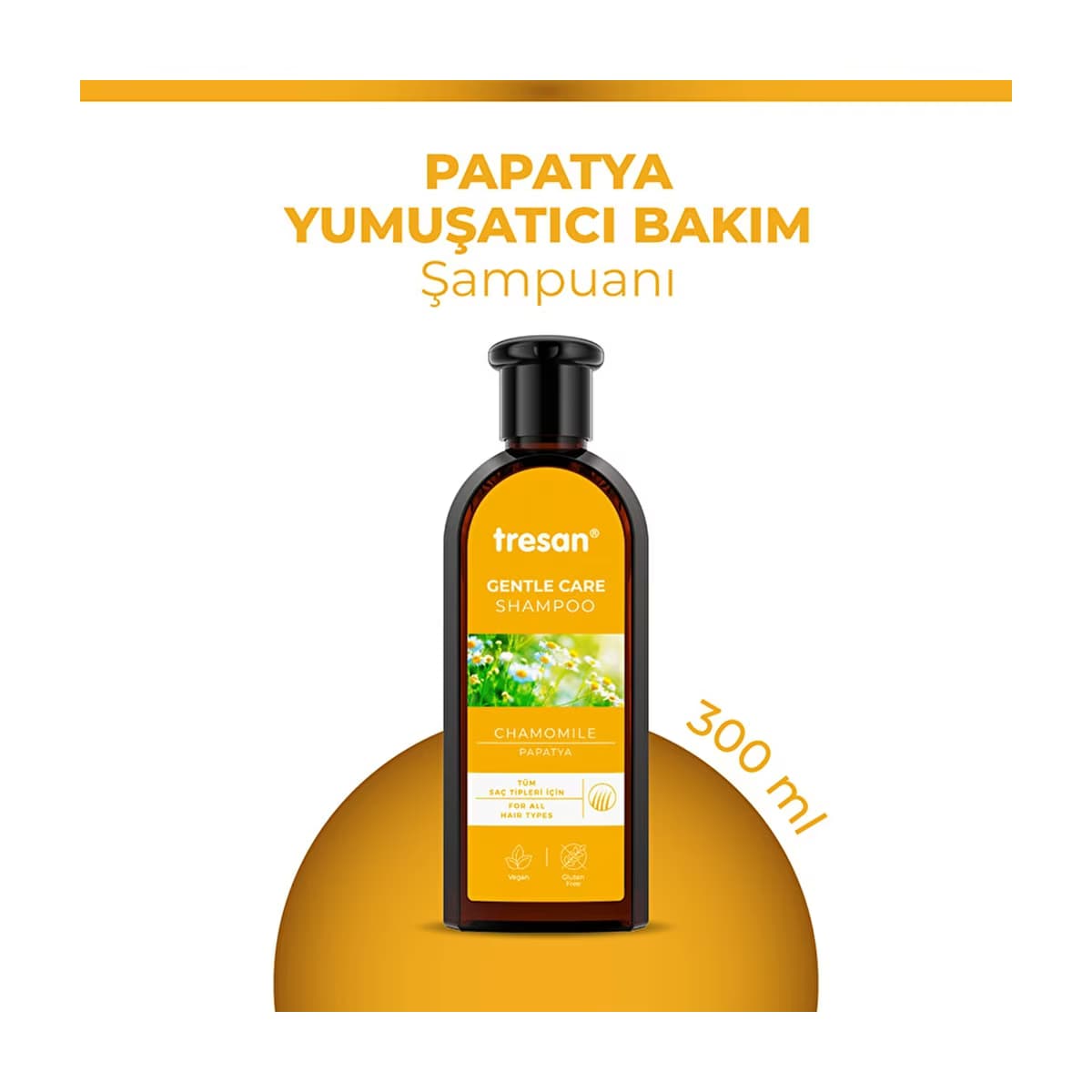 Tresan Papatya Yumuşatıcı Bakım Şampuanı 300 ml - Gratis