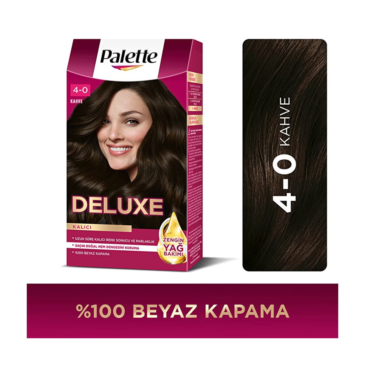Palette Deluxe Saç Boyası 4-0 Kahve - Gratis
