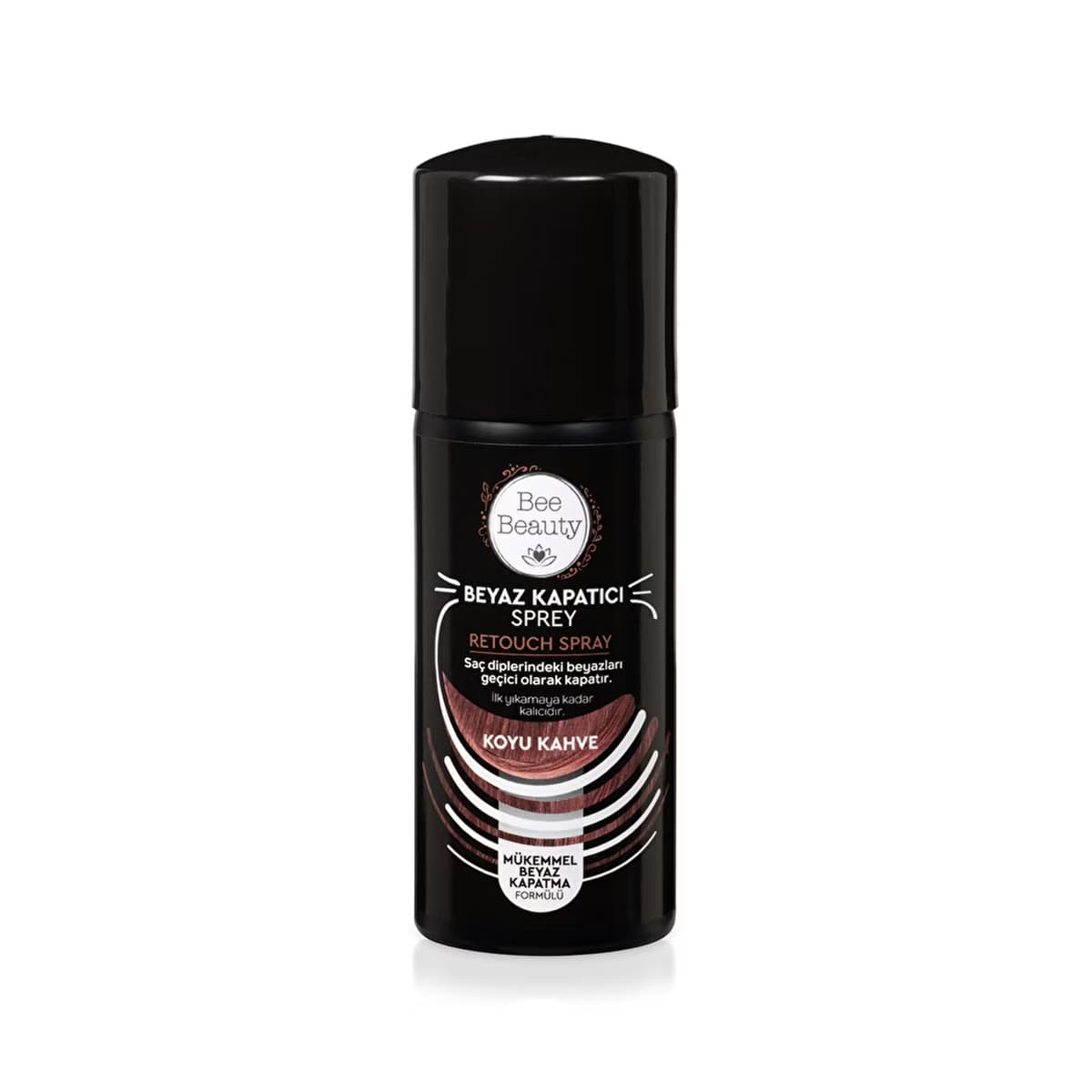 Bee Beauty Beyaz Kapatıcı Sprey Koyu Kahve 75 ml - Gratis