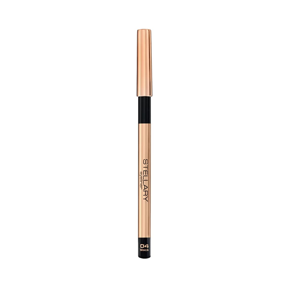 Stellary Eyeliner Pencil 04 Black - Smooth Application & Long-Lasting Wear - Gratis