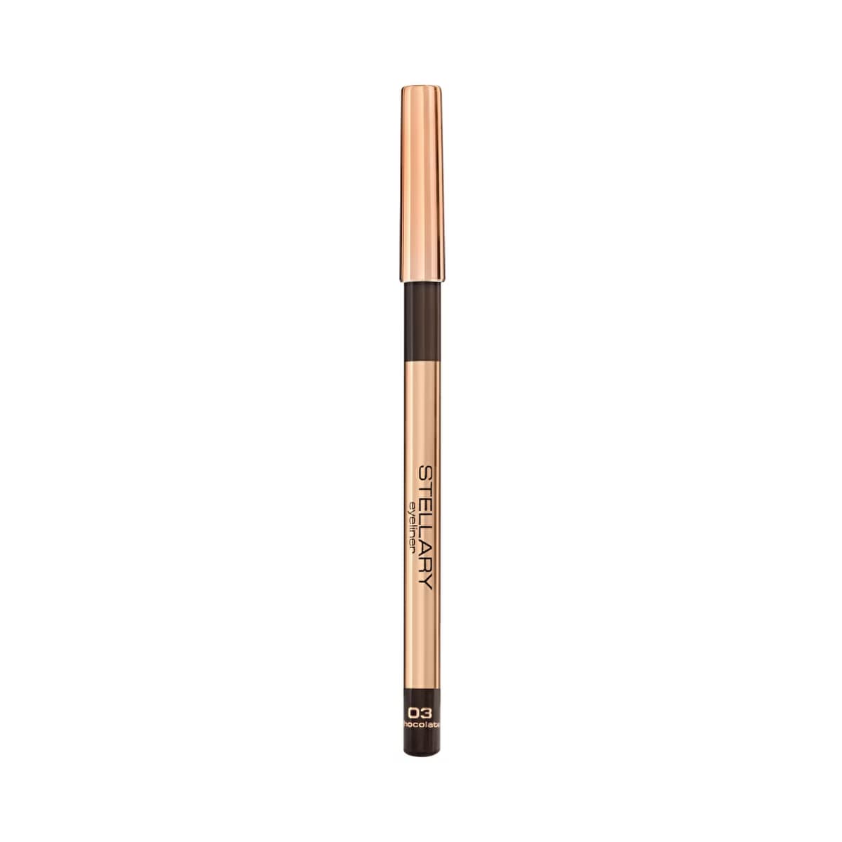 Stellary Eyeliner Pencil 03 Chocolate - Smooth Application & Long-Lasting Wear - Gratis