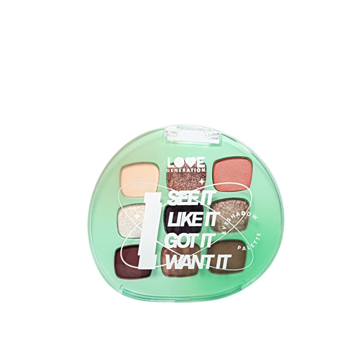 Love Generation Eyeshadow Palette I See It I Like It I Want It I Got It 01 - 9 Bold & Shimmering Shades - Gratis