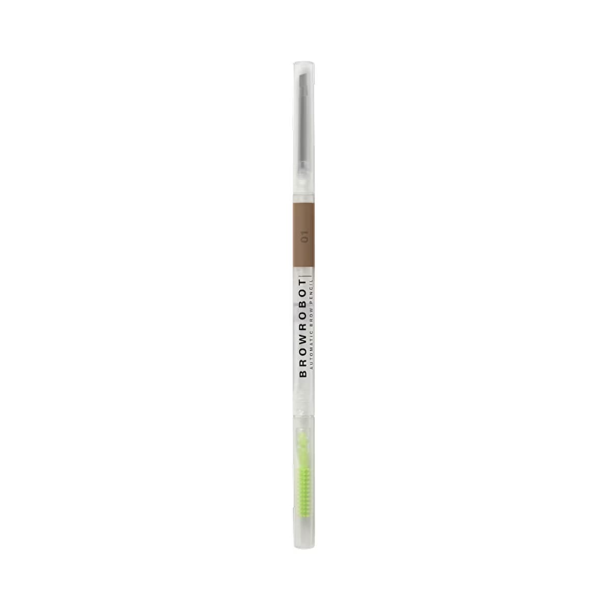 Influence Beauty Automatic Brow Robot Kaş Kalemi 01 Light Brown - Precision Brow Pencil with Built-I - Gratis