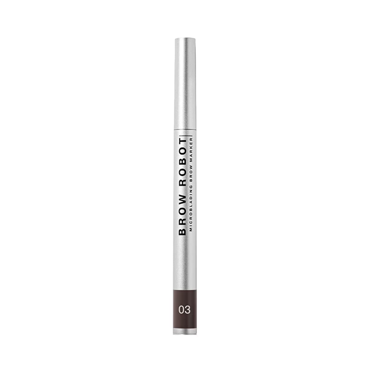Influence Beauty Brow Marker Brow Robot 03 Espresso - Long-Lasting Brow Marker for Natural-Looking B - Gratis