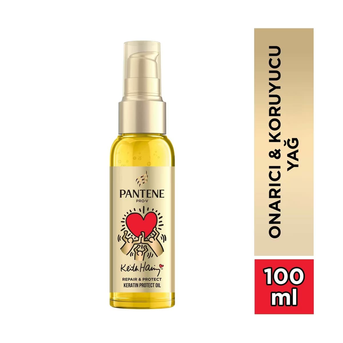 Pantene Keith Haring Keratin Yoğun Bakım Saç Yağı 100 ml - Gratis