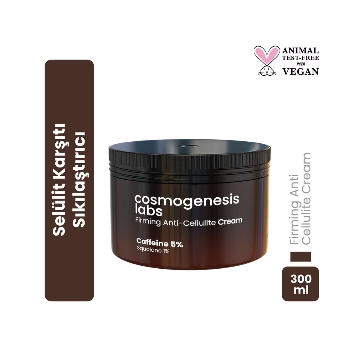 Cosmogenesis Labs Sıkılaştırıcı ve Çatlak Karşıtı Selülit Kremi 300 ml - Gratis