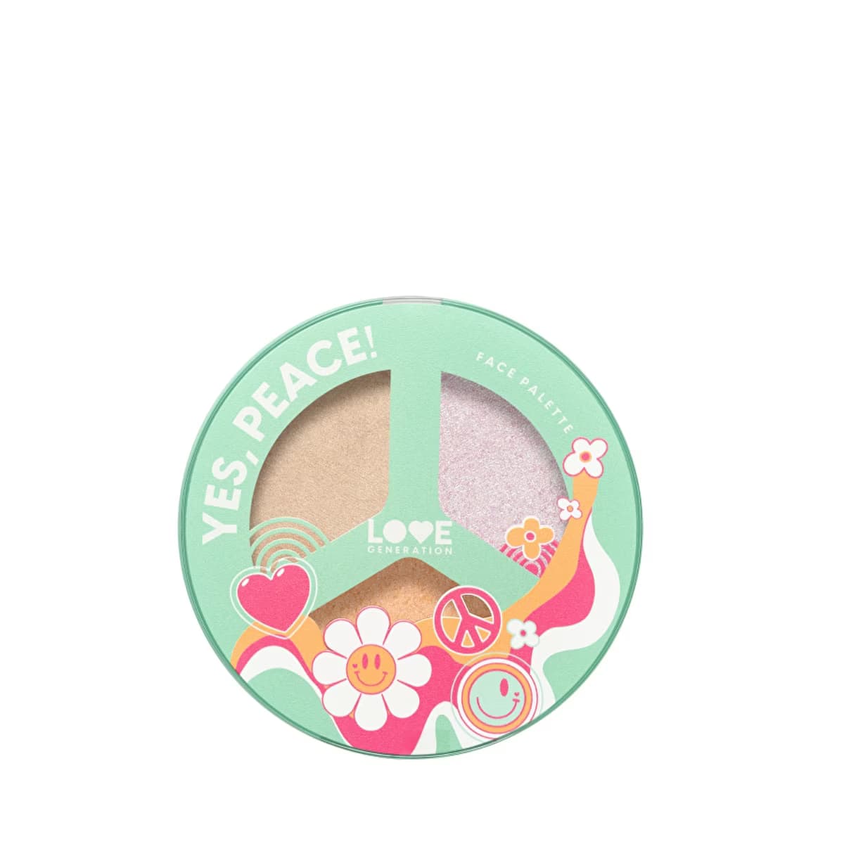 Love Generation Face Palette Yes, Peace! 04 Mother of Glow - Multi-Use Face Palette - Gratis