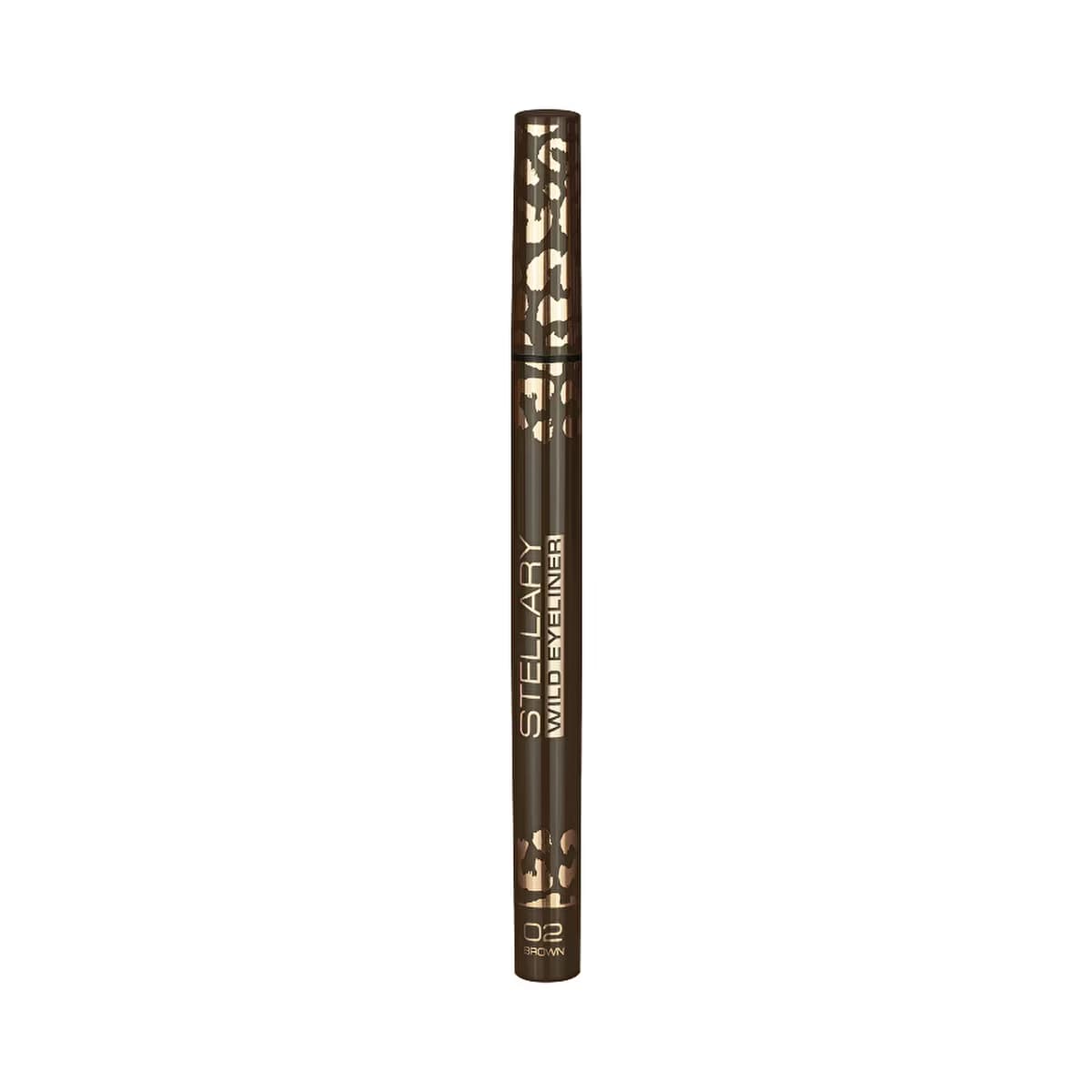 Stellary Wild Eyeliner 02 Brown - Bold Definition & All-Day Hold - Gratis