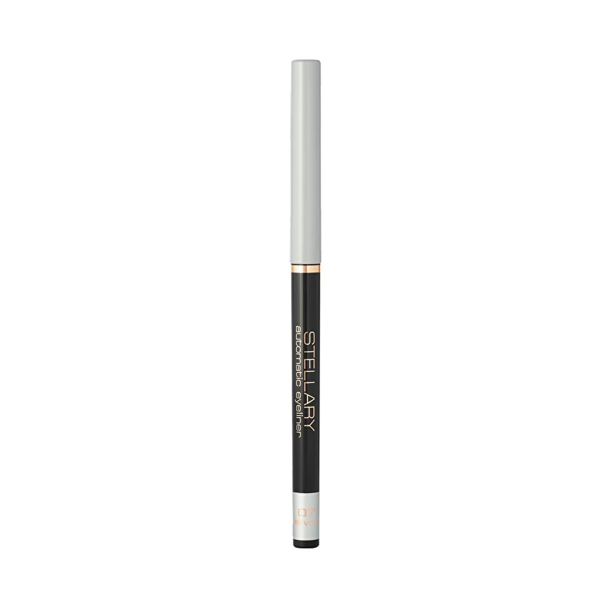 Stellary Automatic Eyeliner 07 Silver - Smooth Glide & Long-Lasting Wear - Gratis