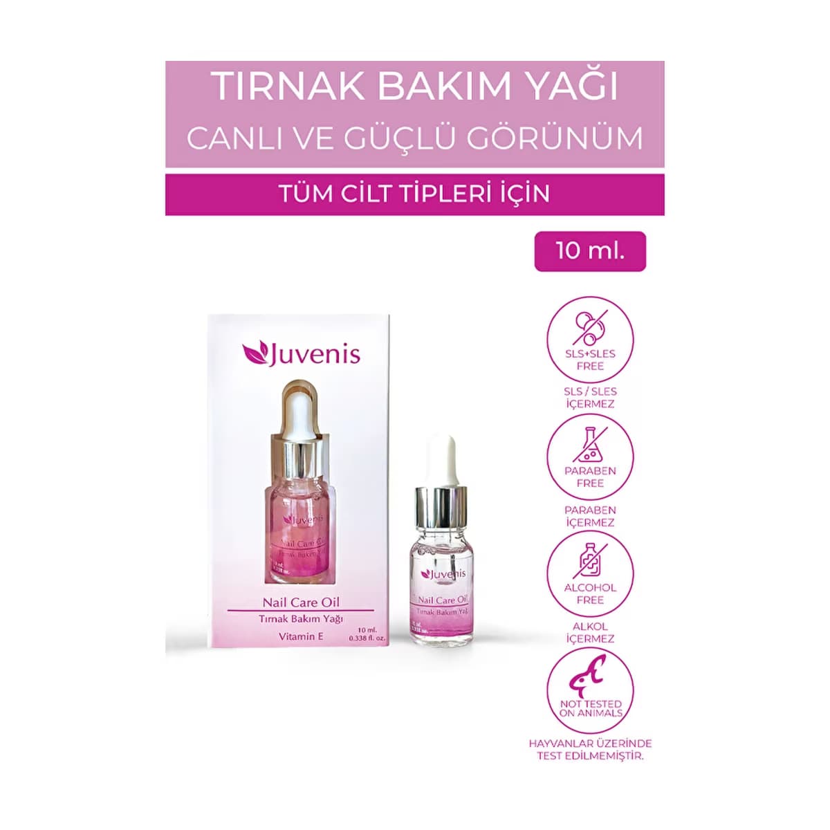 Juvenis Tırnak Bakım Yağı 10 ml - Gratis