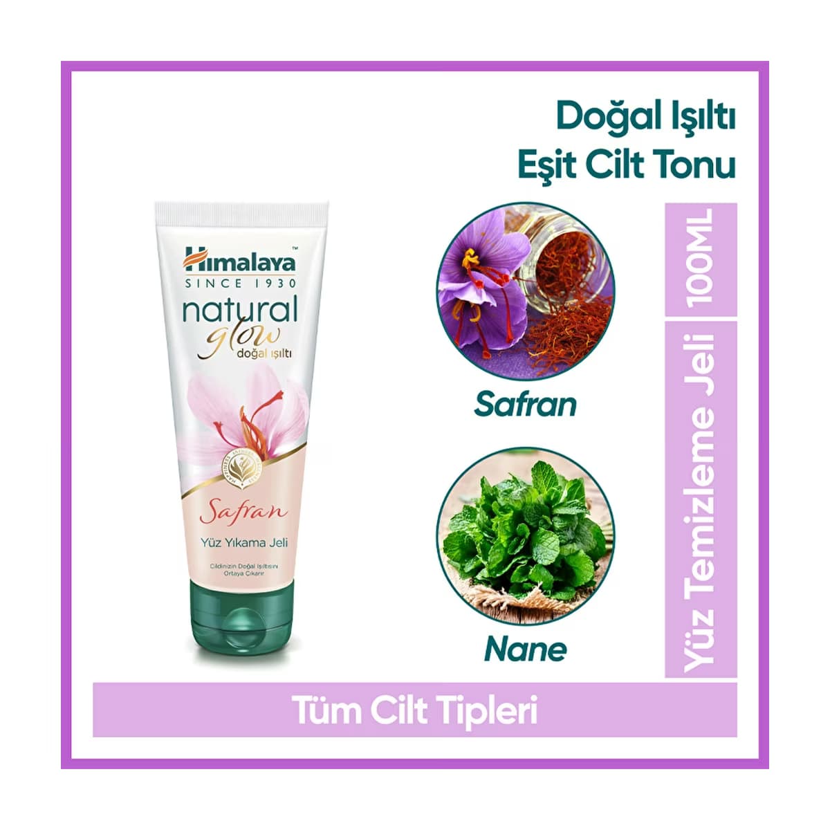 Himalaya Natural Glow Doğal Işıltı Yüz Yıkama Jeli 100 ml - Gratis