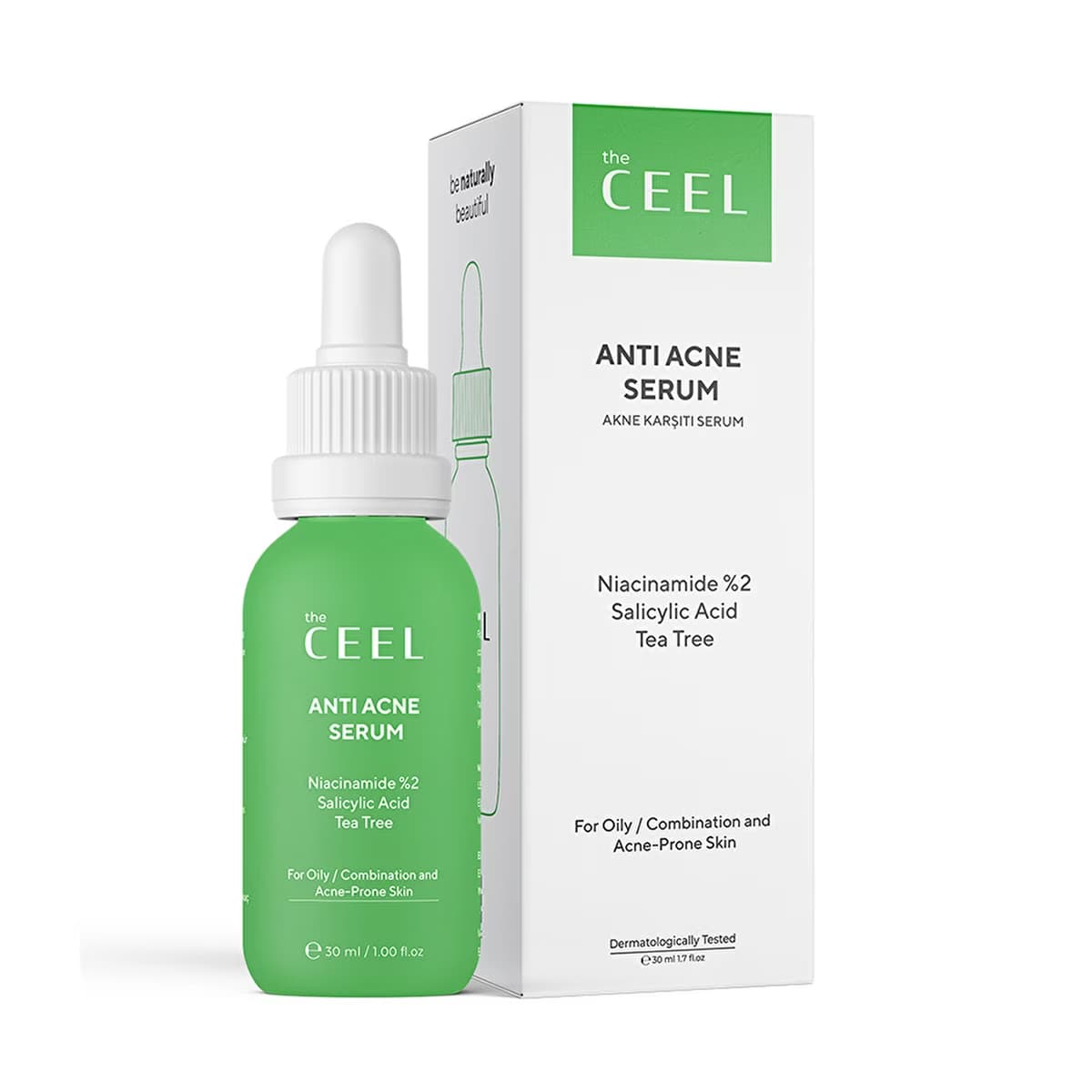 The Ceel Akne Karşıtı Serum 30 ml - Gratis