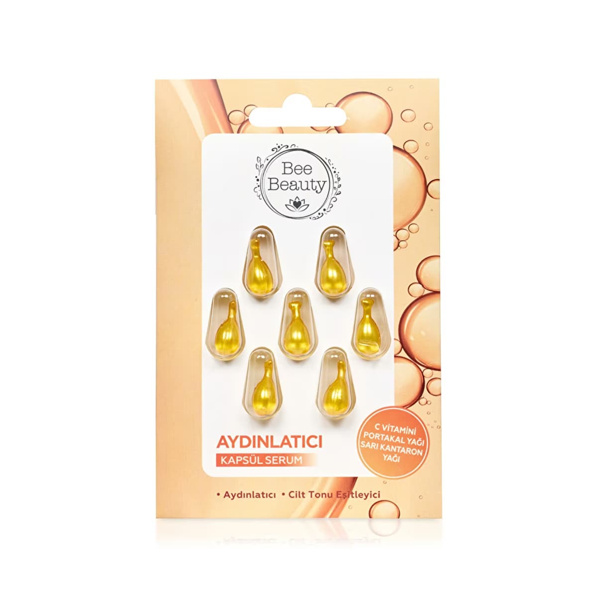 Bee Beauty Aydınlatıcı 7'li Kapsül Serum - Gratis