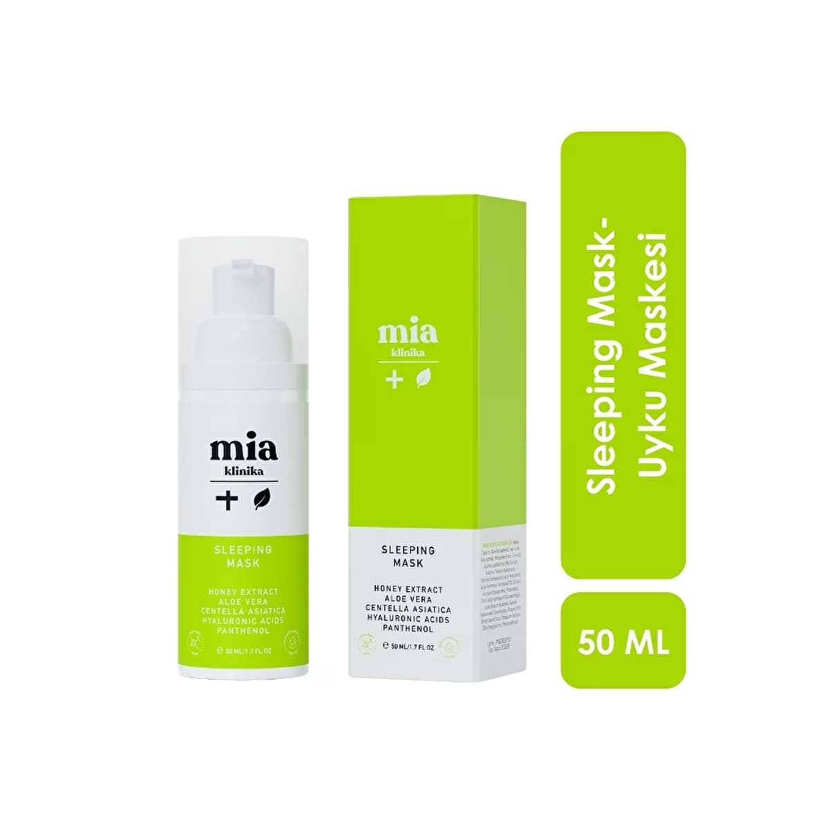 Mia Klinika Panthenol Bal ve Cicalı Leke & Kırışıklık Karşıtı Işıltı Veren Nemlendirici Yüz Maskesi 50 ml - Gratis