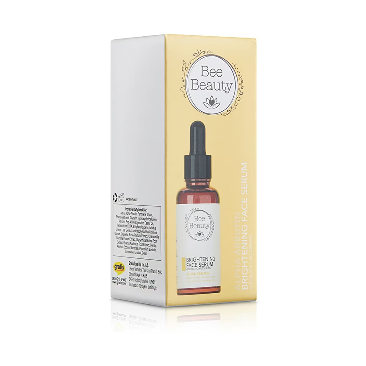 Bee Beauty Alpha Arbutin Aydınlatıcı Yüz Serumu 30 ml - Gratis