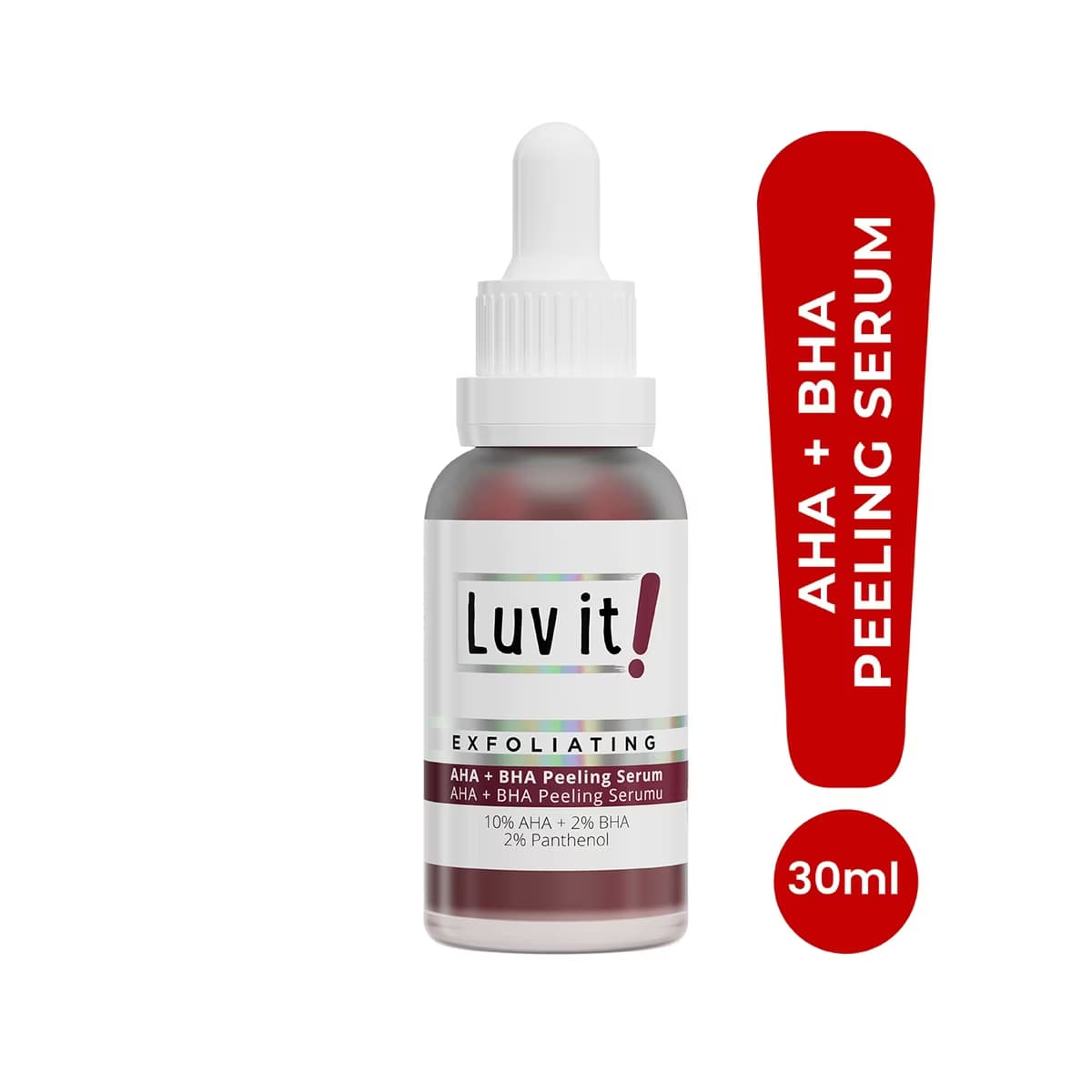 Luv it! AHA BHA Peeling Serum 30 ml - Gratis