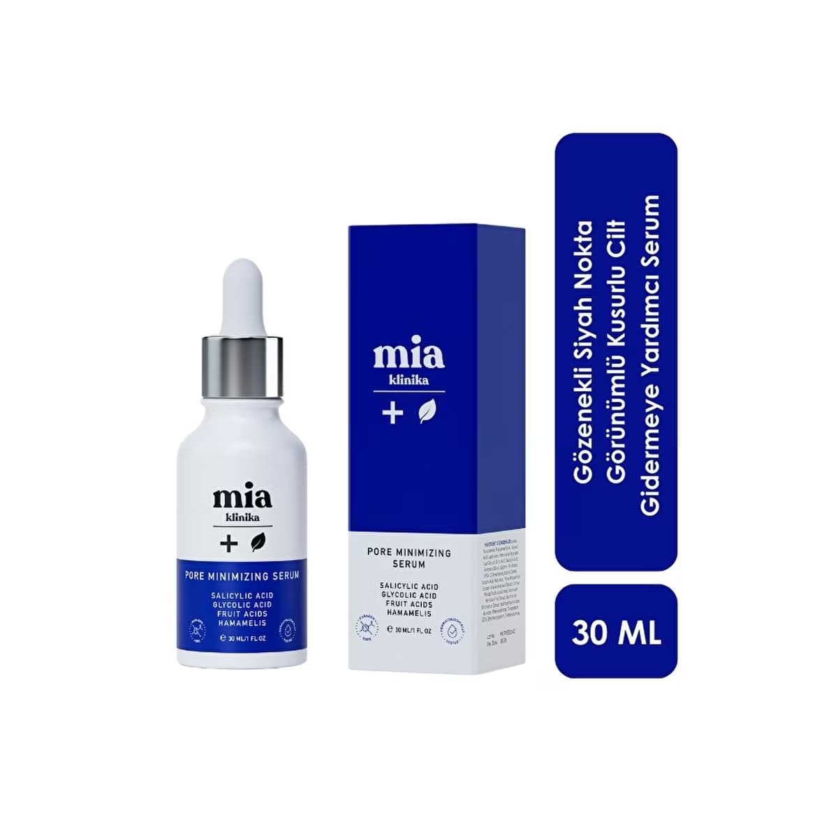 Mia Klinika Gözenek Siyah Nokta Sivilce Gidermeye Yardımcı Serum 30 ml - Gratis