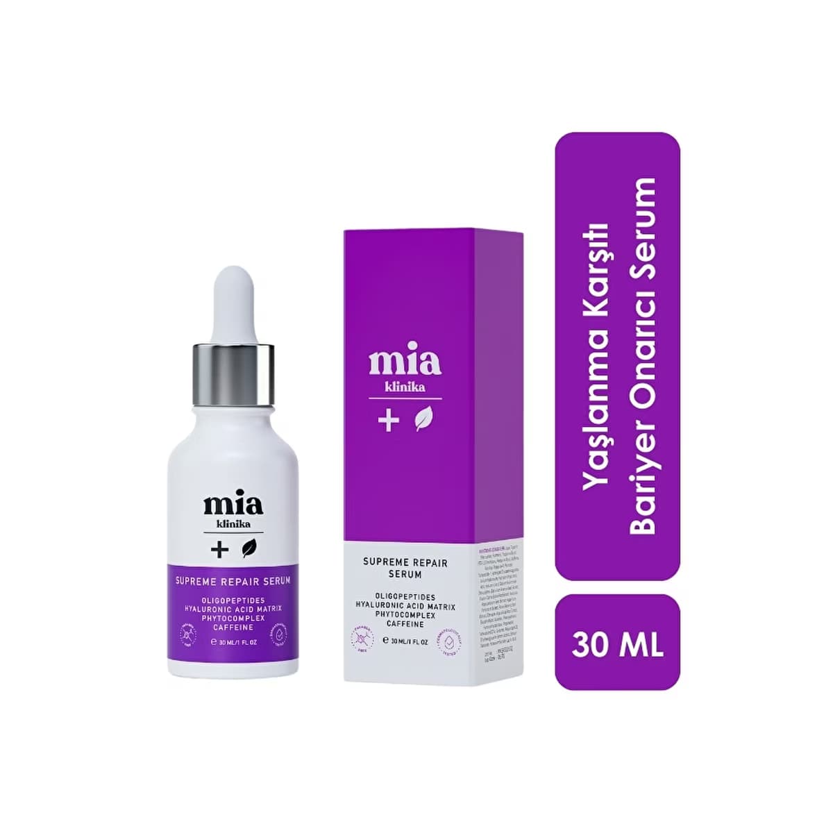 Mia Klinika Yaşlanma Karşıtı Bariyer Onarıcı Serum 30 ml - Gratis