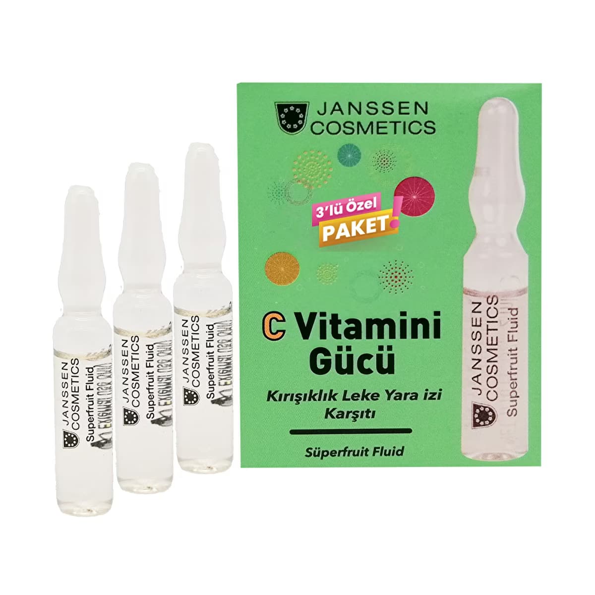 Janssen Cosmetics C Vitamini Aydınlatıcı Ampul 3'lü - Gratis