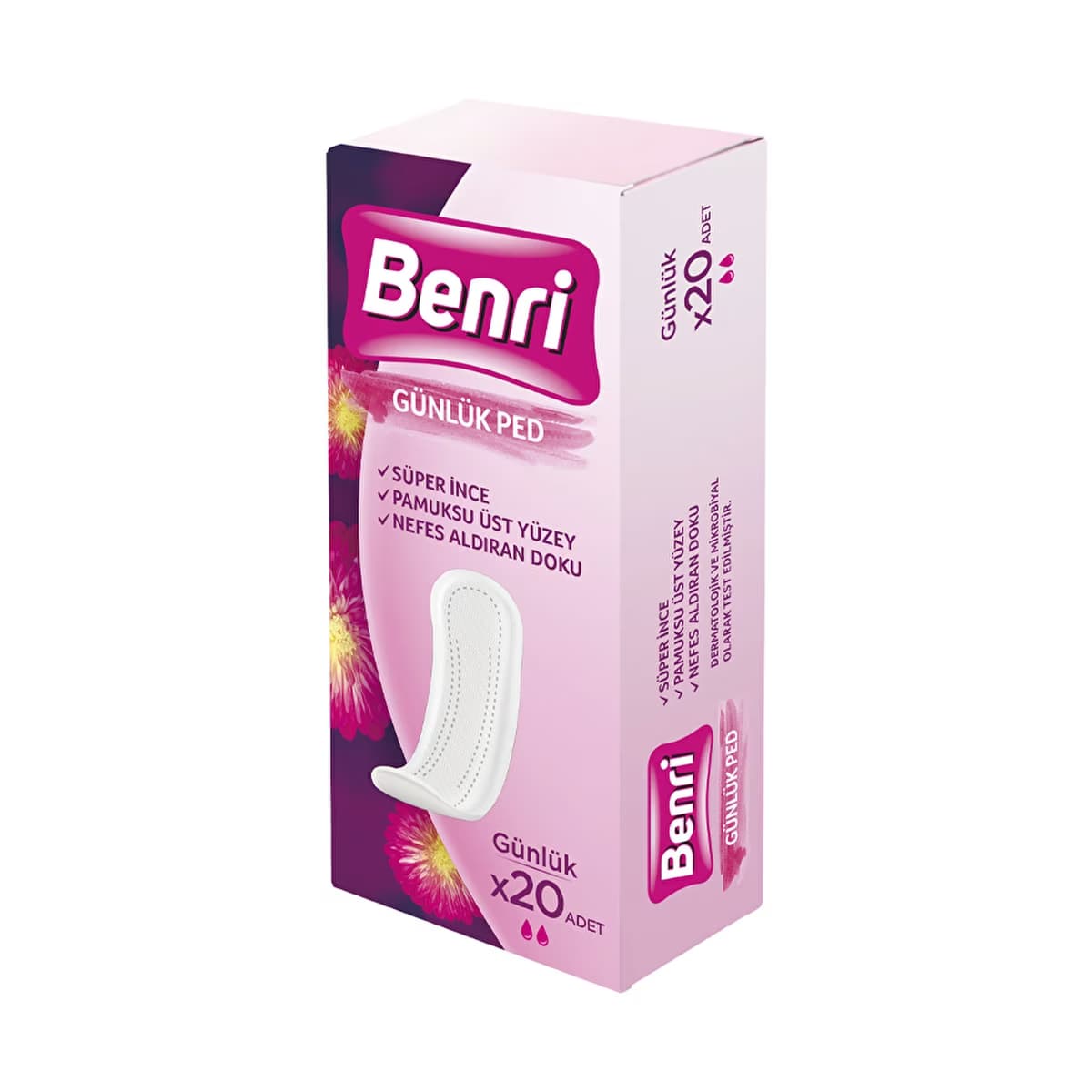 Benri Günlük Ped 20'li - Gratis