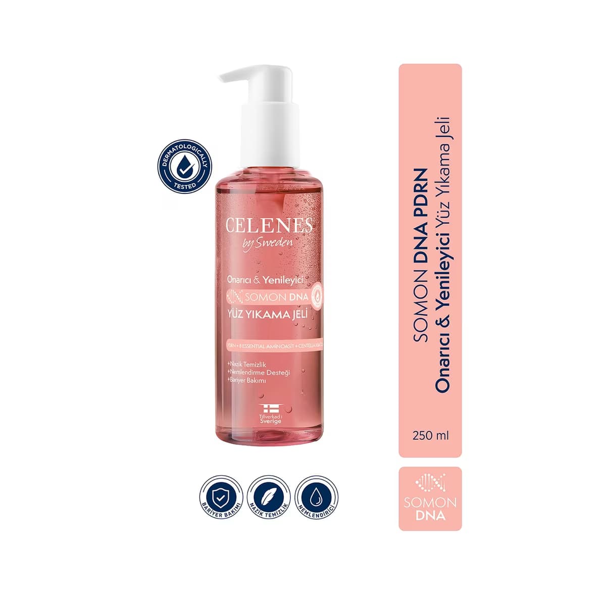 Celenes Somon DNA Yüz Yıkama Jeli 250 ml - Gratis