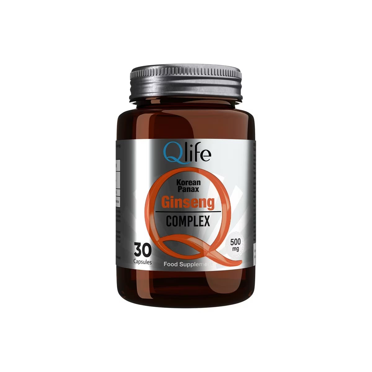 Qlife Korean Panax Ginseng Complex Takviye Edici Gıda 30 Kapsül 500mg - Gratis