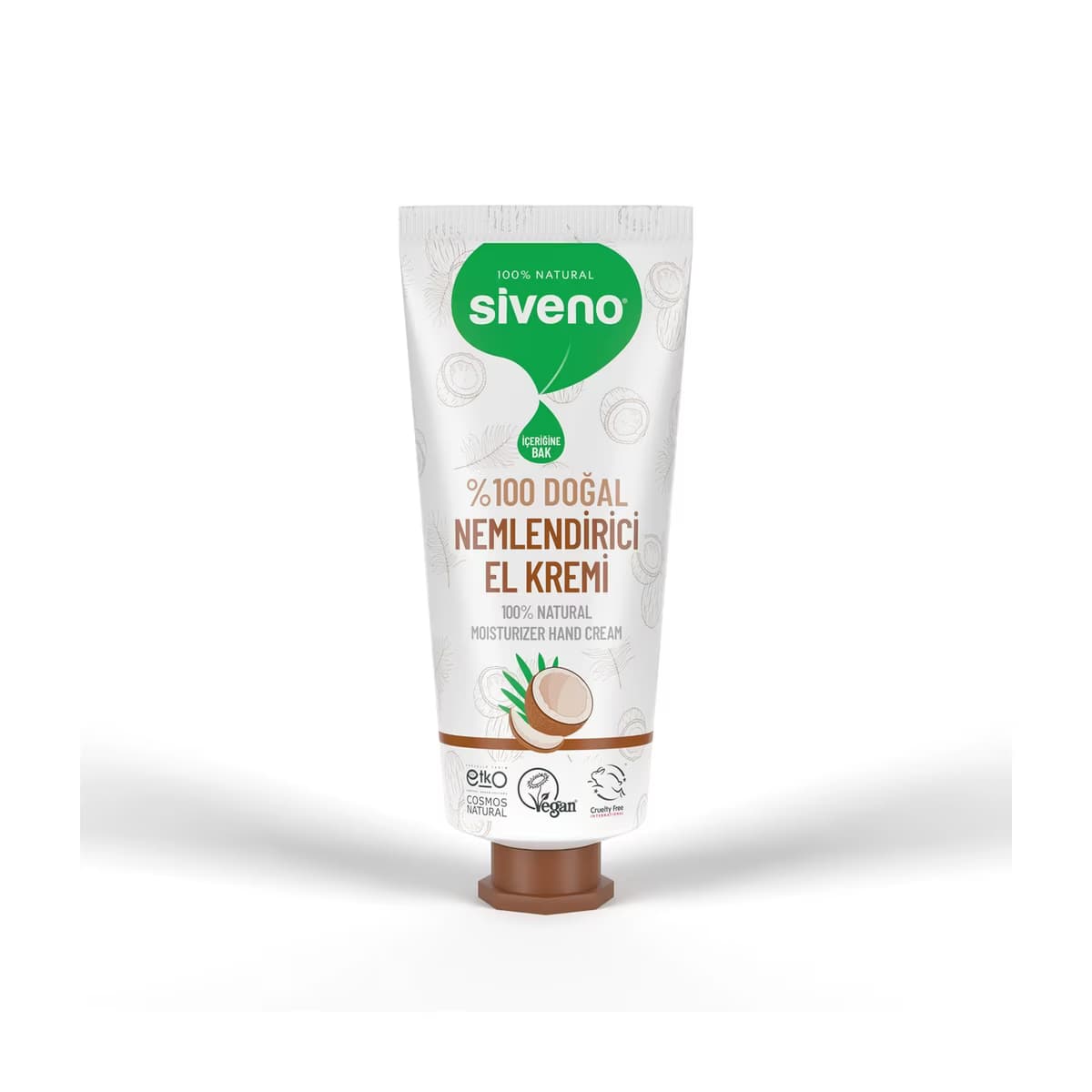 Siveno %100 Doğal Nemlendirici El Kremi Hindistan Cevizi 30 ml - Gratis