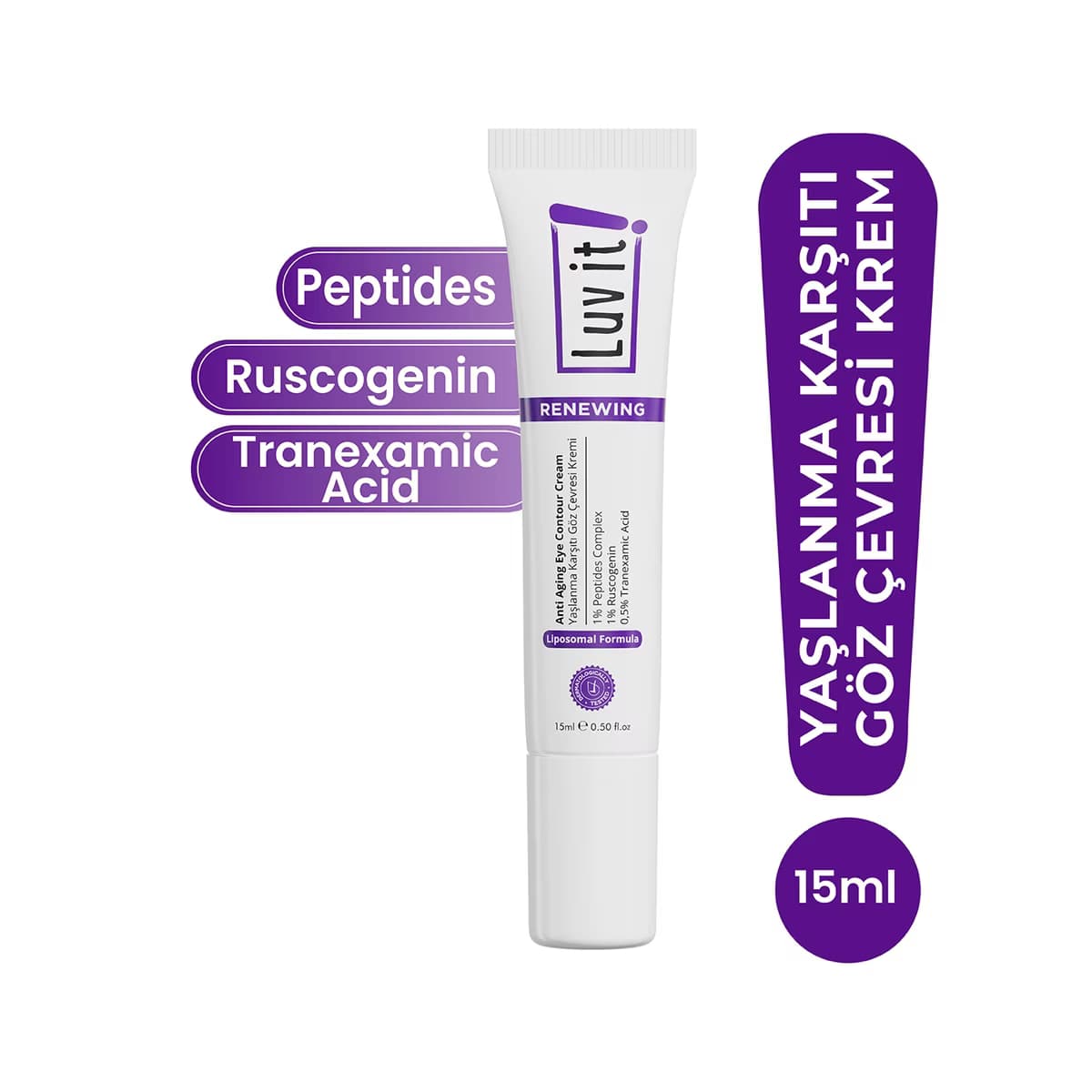 Luv it! Yaşlanma Karşıtı Göz Çevresi Kremi 15 ml - Gratis