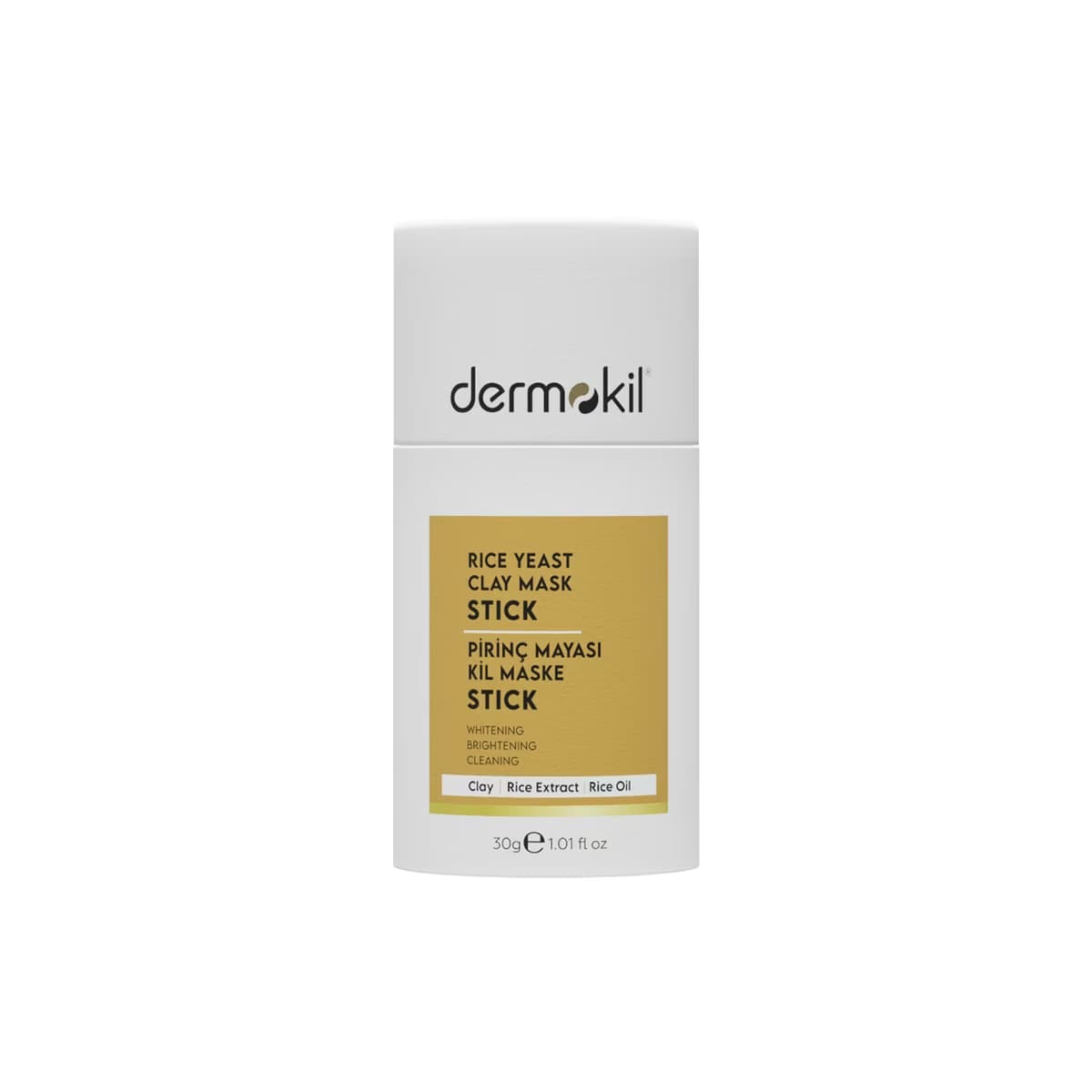 Dermokil Pirinç Mayası Beyazlatıcı Stick Kil Maskesi 30 gr - Gratis