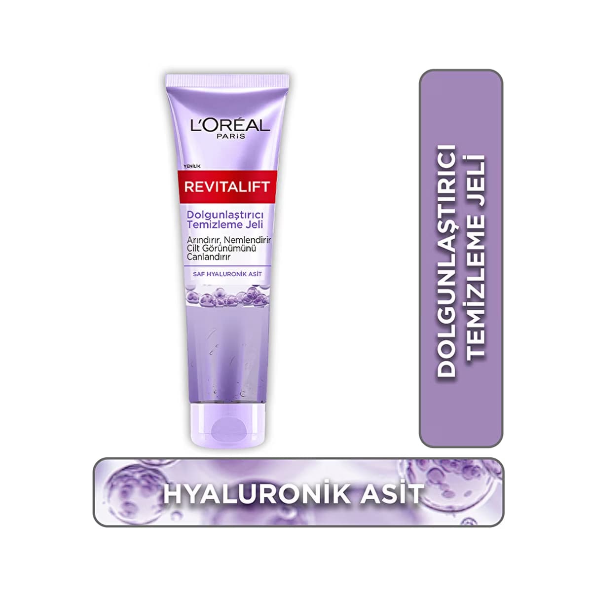 Loreal Paris Revitalift Dolgunlaştırıcı Temizleme Jeli 150 ml (Hyaluronik Asit) - Gratis