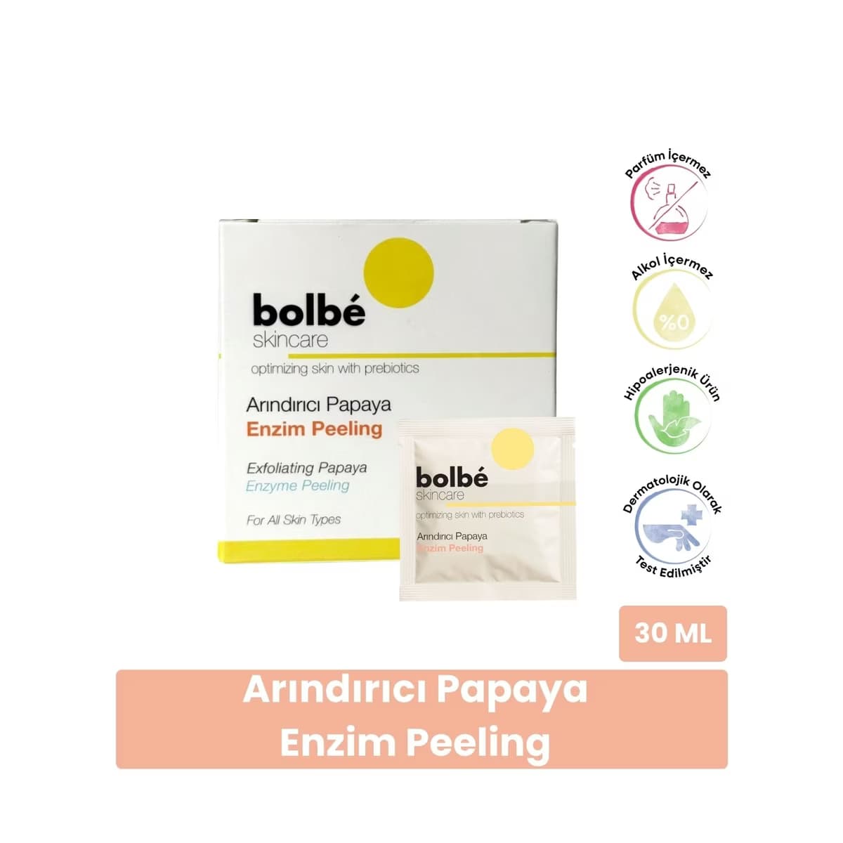 Bolbe Arındırıcı Papaya Enzim Peeling 2 ml x 15 Adet - Gratis