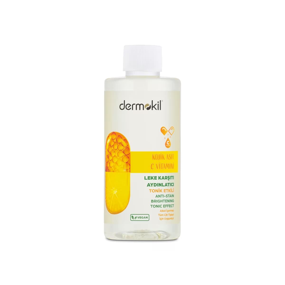 Dermokil Kojik Asit C Vitamini Leke Karşıtı Tonik 200 ml - Gratis