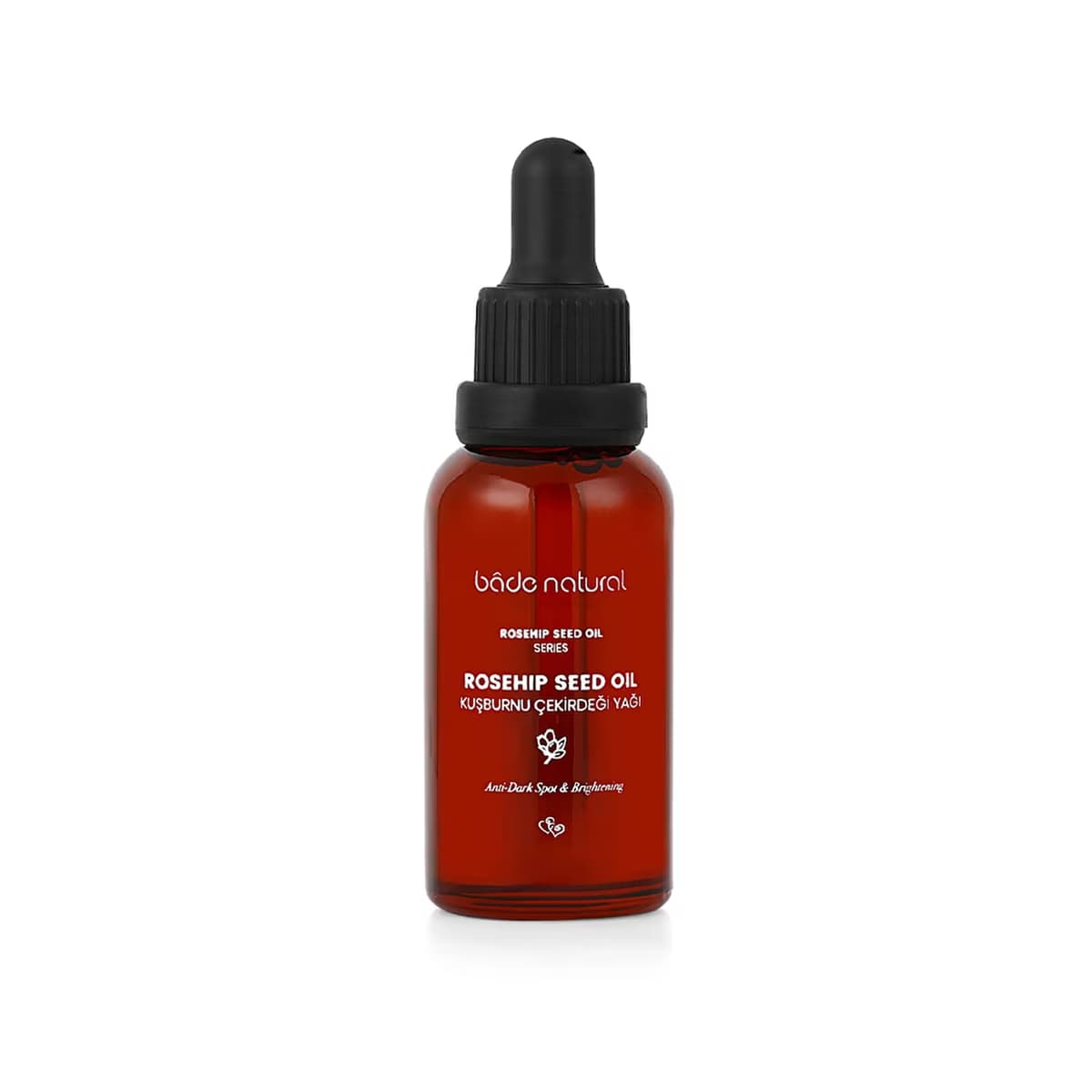 Bade Natural Kuşburnu Çekirdeği Yağı Soğuk Sıkım Leke Karşıtı ve Aydınlatıcı Yüz Serumu %100 Saf 30 ml - Gratis