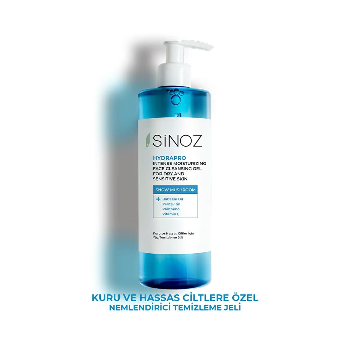 Sinoz Kuru ve Hassas Ciltler İçin Yüz Temizleme Jeli 400 ml - Gratis