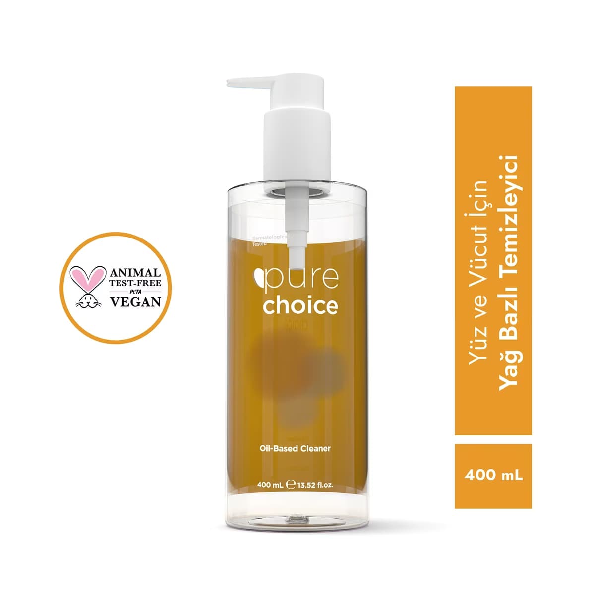Pure Choice Yüz ve Vücut İçin Temizleme Yağı 400 ml - Gratis