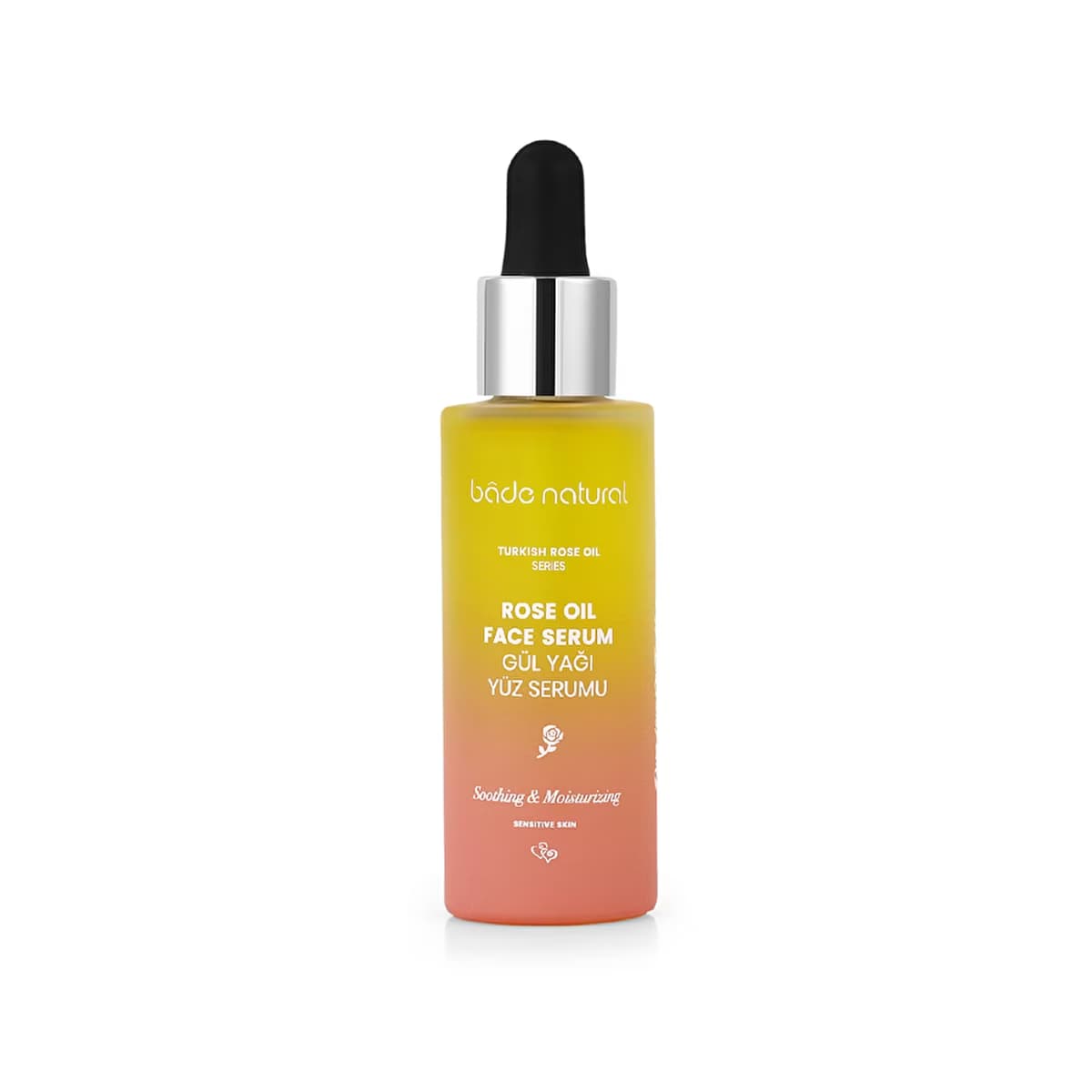 Bade Natural Gül Yağı Rahatlatıcı ve Antioksidan Yüz Serumu 30 ml - Gratis