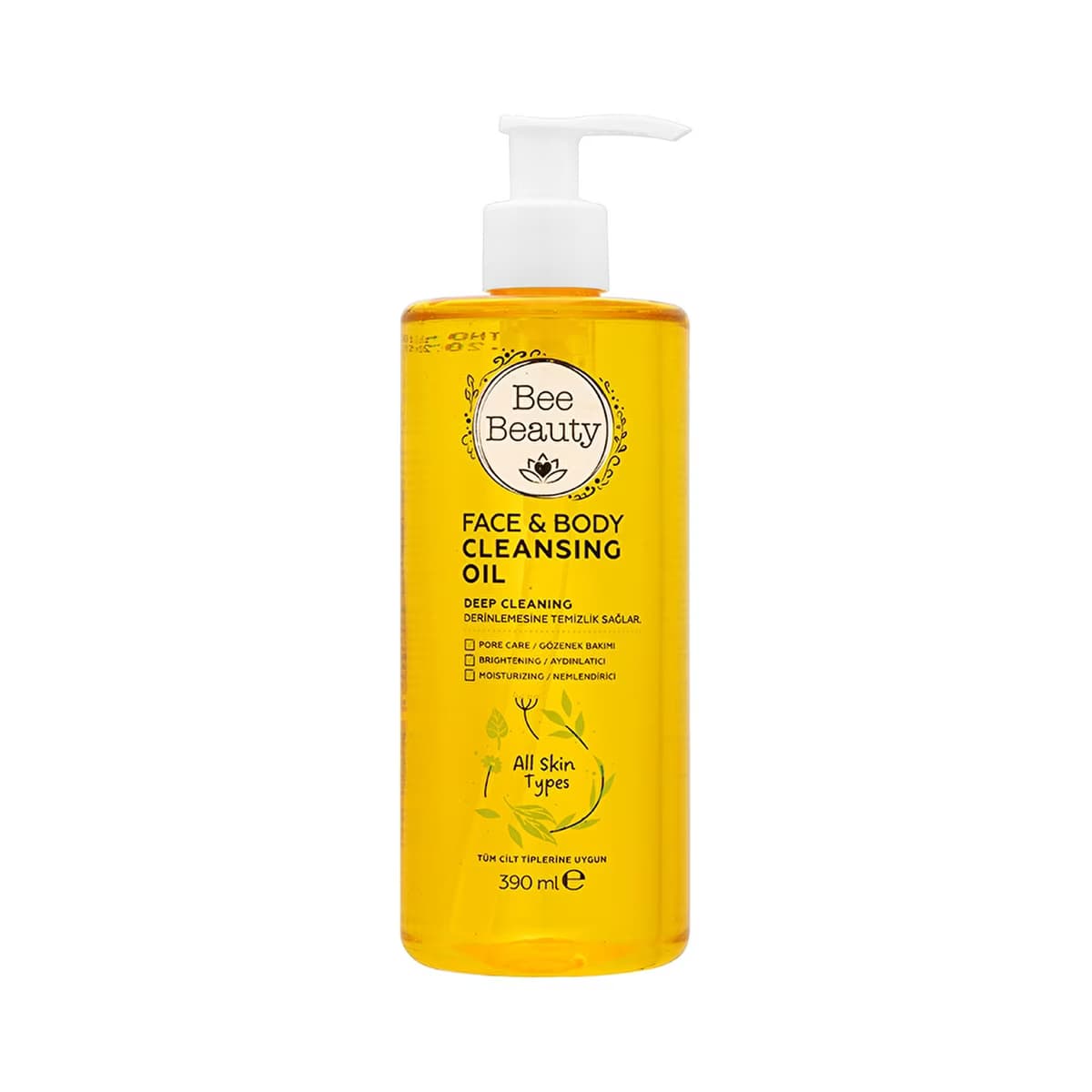 Bee Beauty Yüz & Vücut Temizleme Yağı 390 ml - Gratis