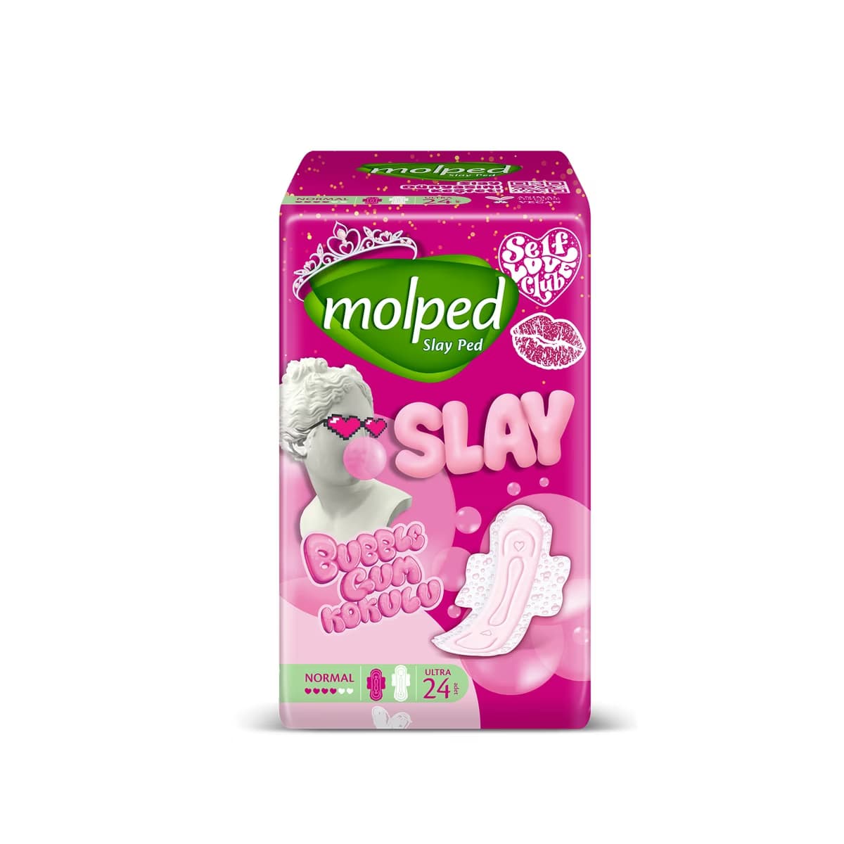 Molped Slay Normal Hijyenik Ped 24'lü - Gratis