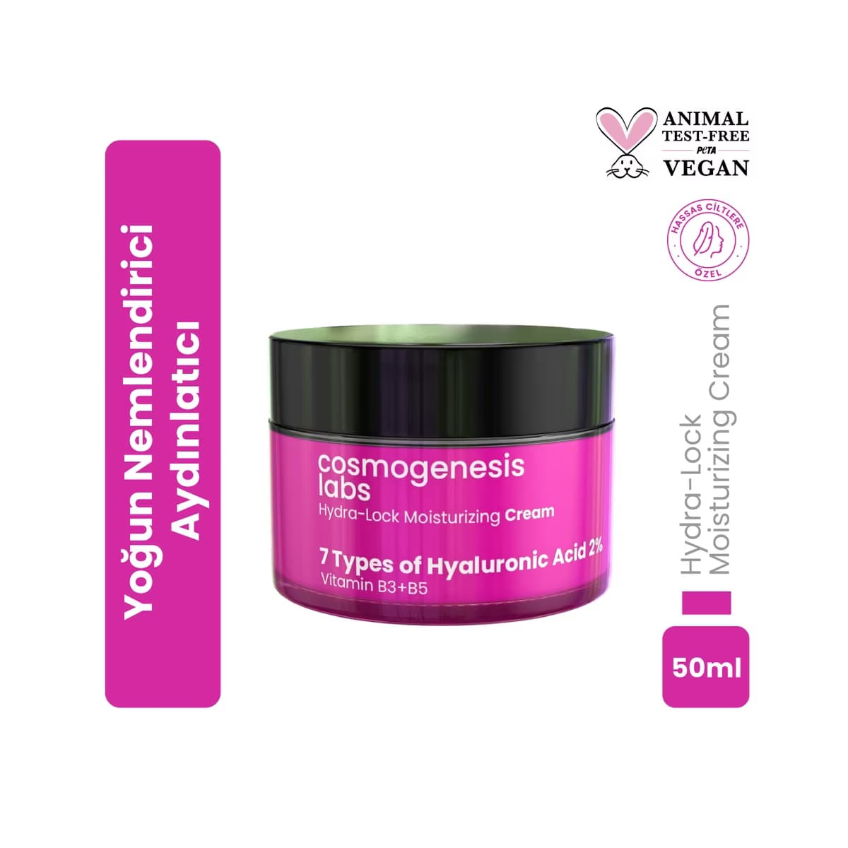 Cosmogenesis Labs Hassas Ciltler İçin Nemlendirici Yüz Kremi 50 ml - Gratis