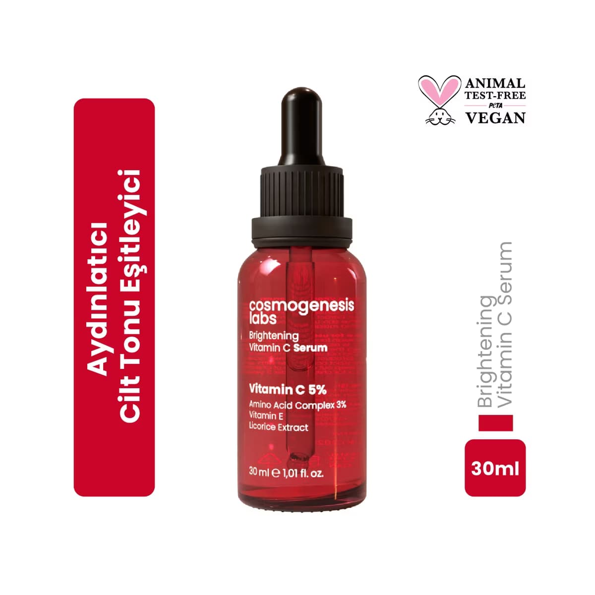 Cosmogenesis Labs Vitamin C Yüz Serumu 30 ml - Gratis