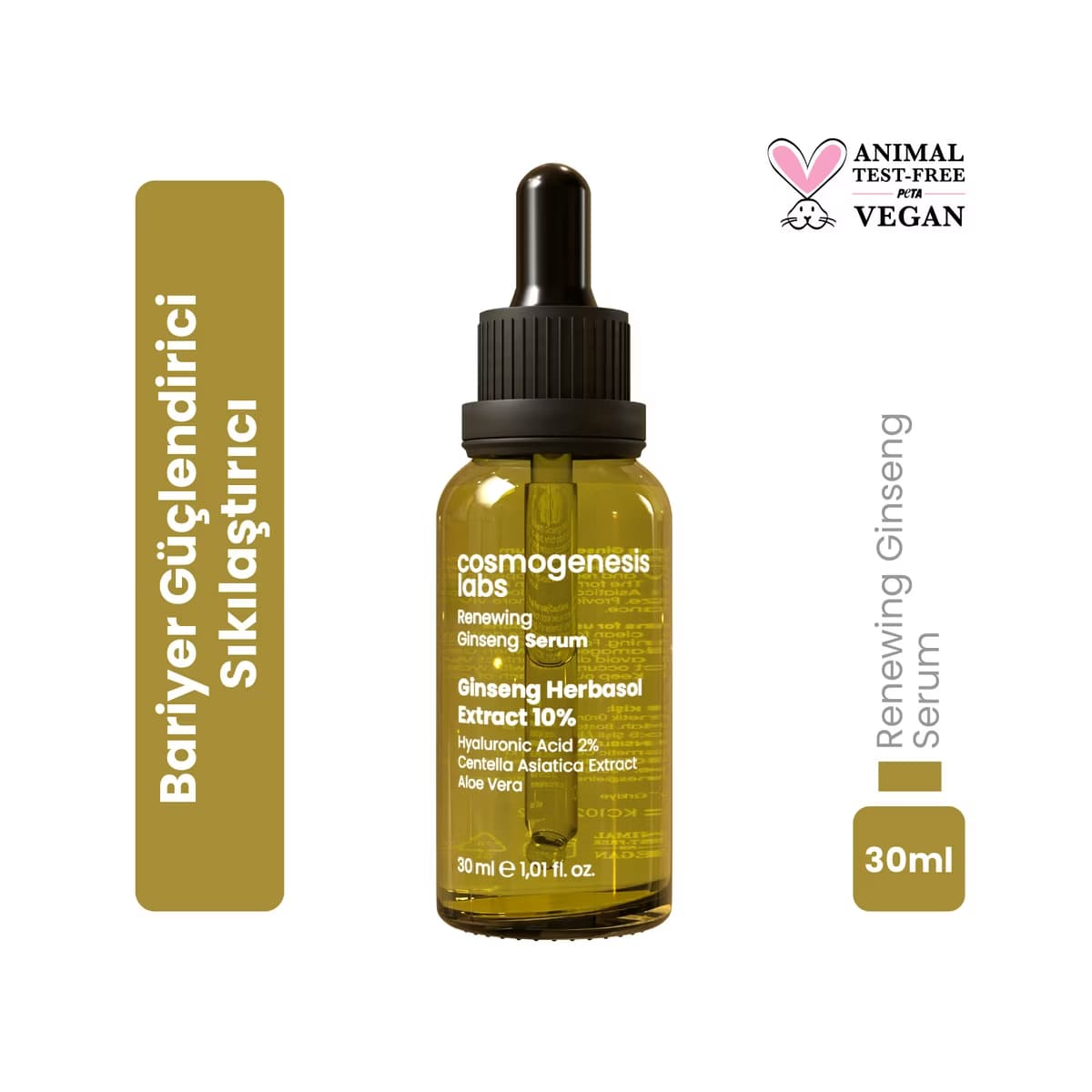 Cosmogenesis Labs Ginseng Yüz Serumu 30 ml - Gratis