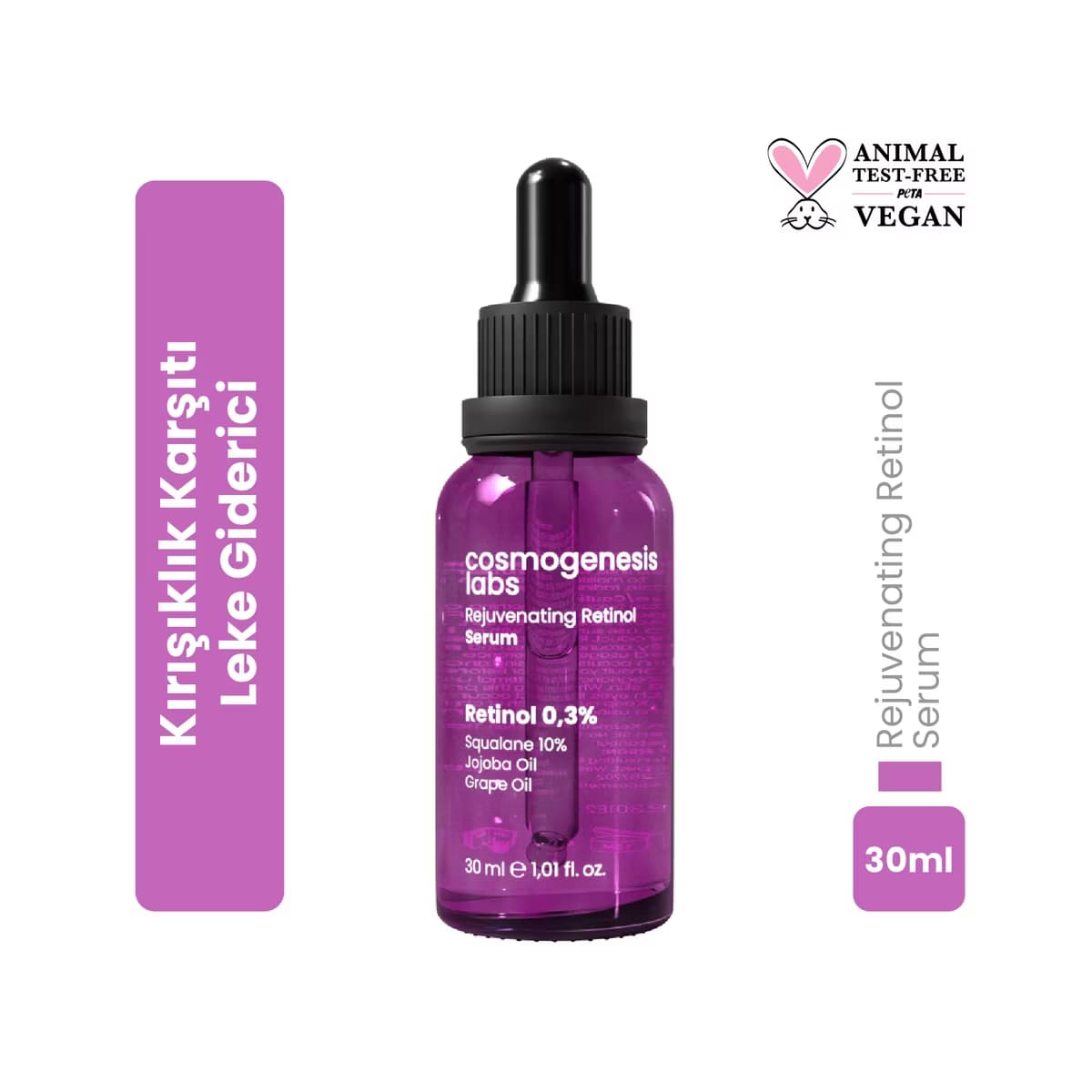 Cosmogenesis Labs Retinol Yüz Serumu 30 ml - Gratis