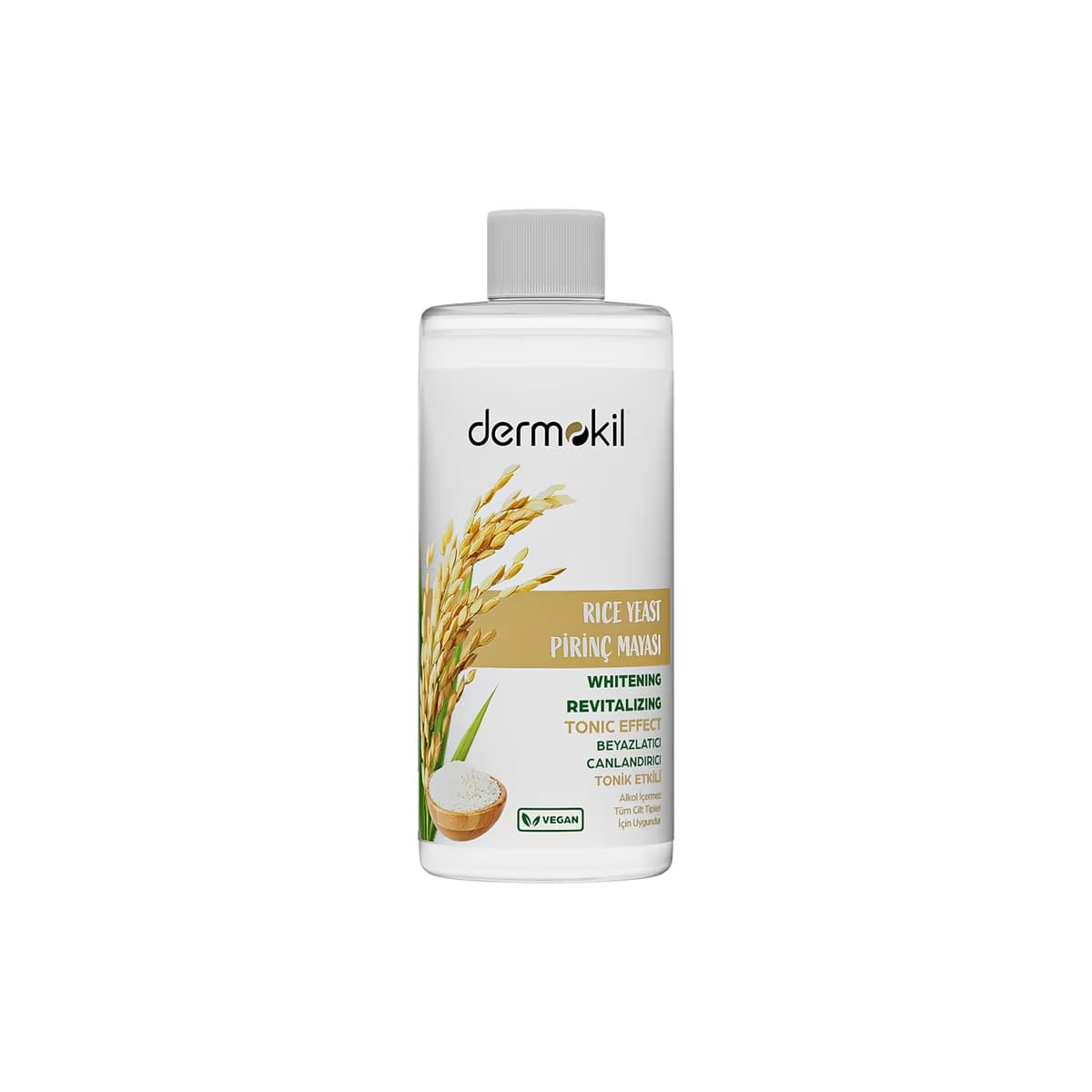 Dermokil Pirinç Mayası Beyazlatıcı Yüz Toniği 200 ml - Gratis