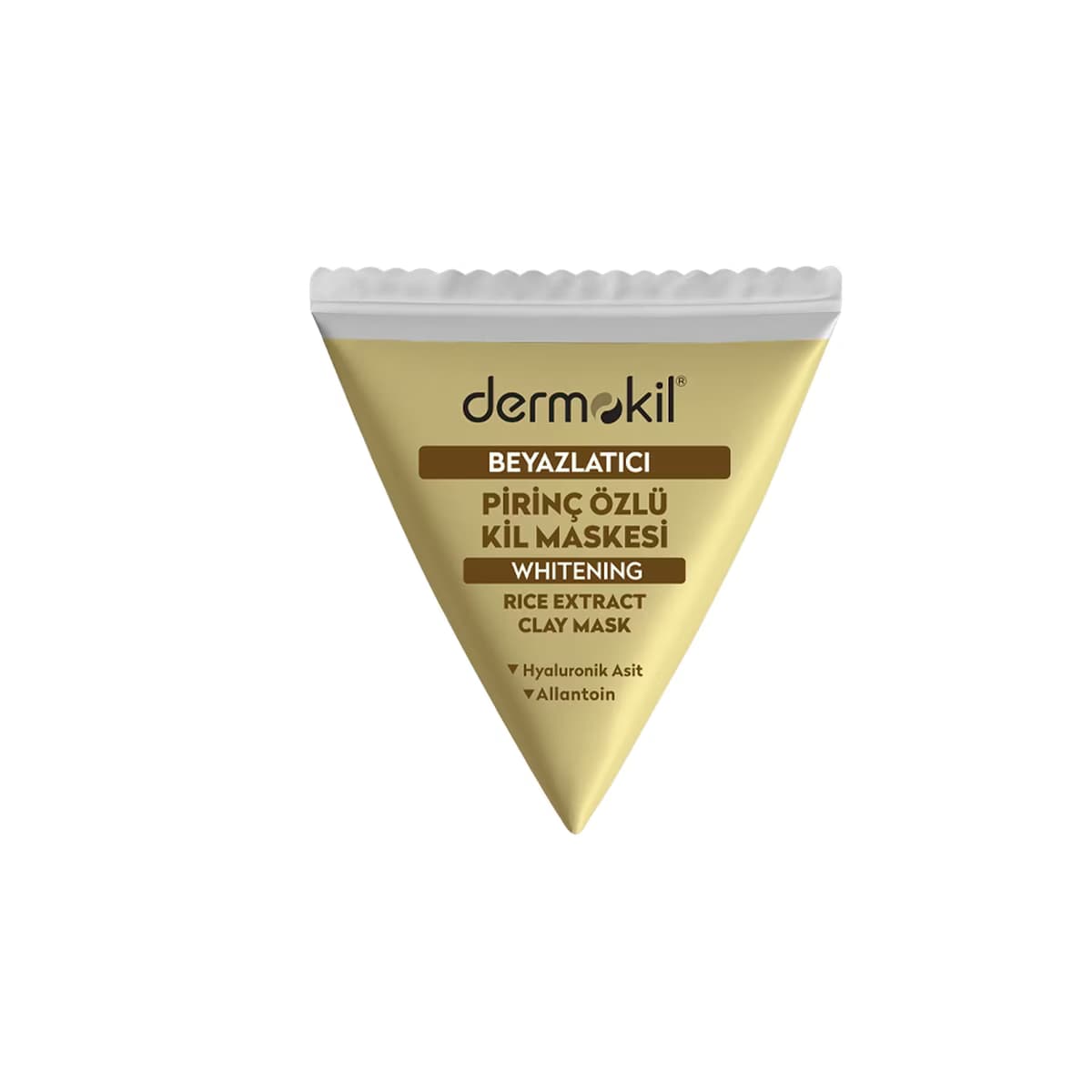 Dermokil Beyazlatıcı Pirinç Özlü Kil Maskesi 9 ml - Gratis